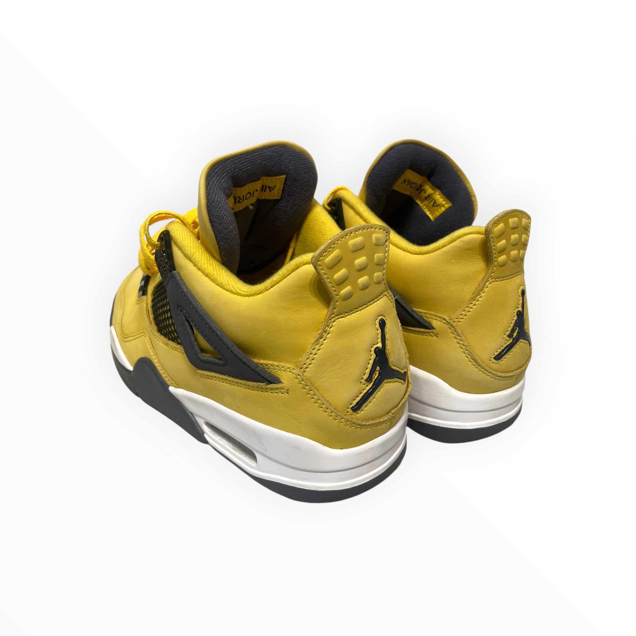 JORDAN BRAND/Low-Sneakers/US 9/Cotton/YEL/AIR JORDAN 4 RETRO view 2