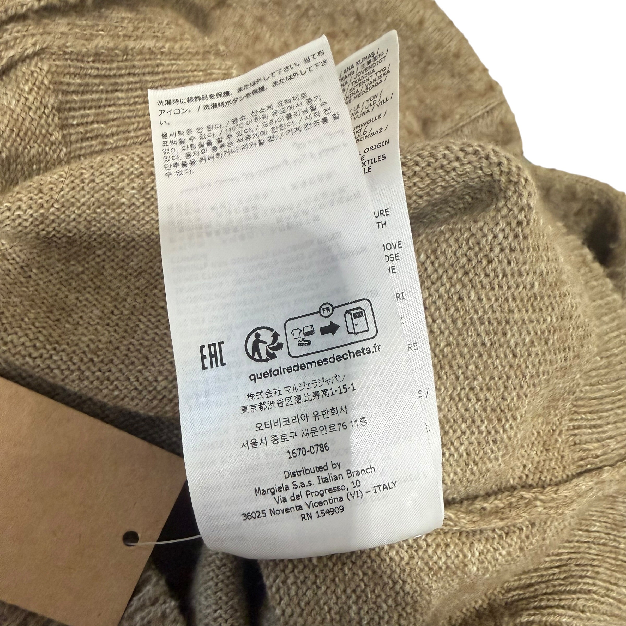 Maison Margiela/Cardigan/XS/Wool/CML/Frayed Cardigan view 7