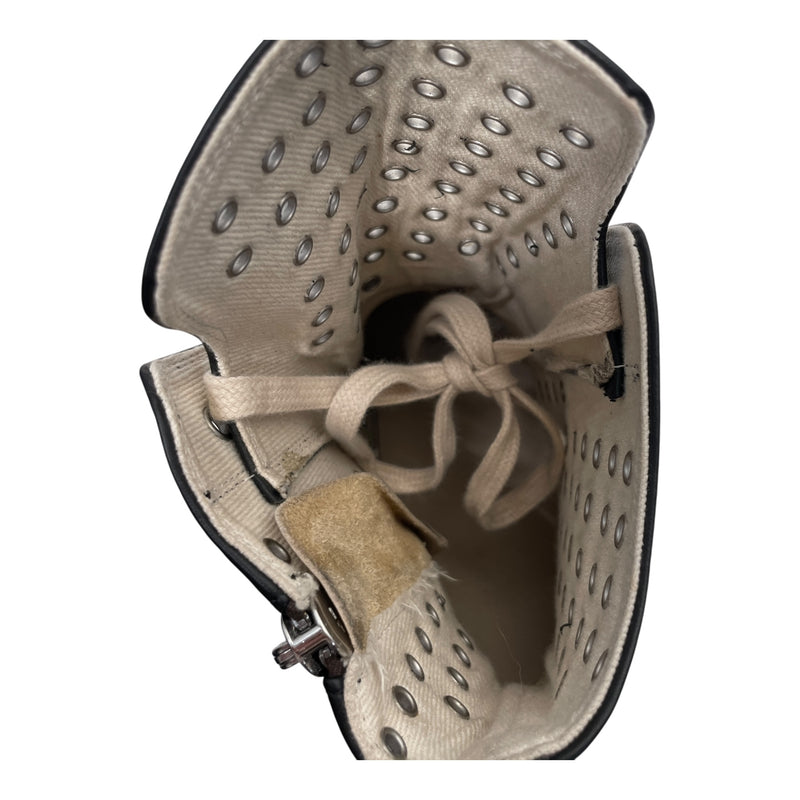 Rick Owens/Hi-Sneakers/US 10/Leather/BLK/ABSTRACT STUDDED