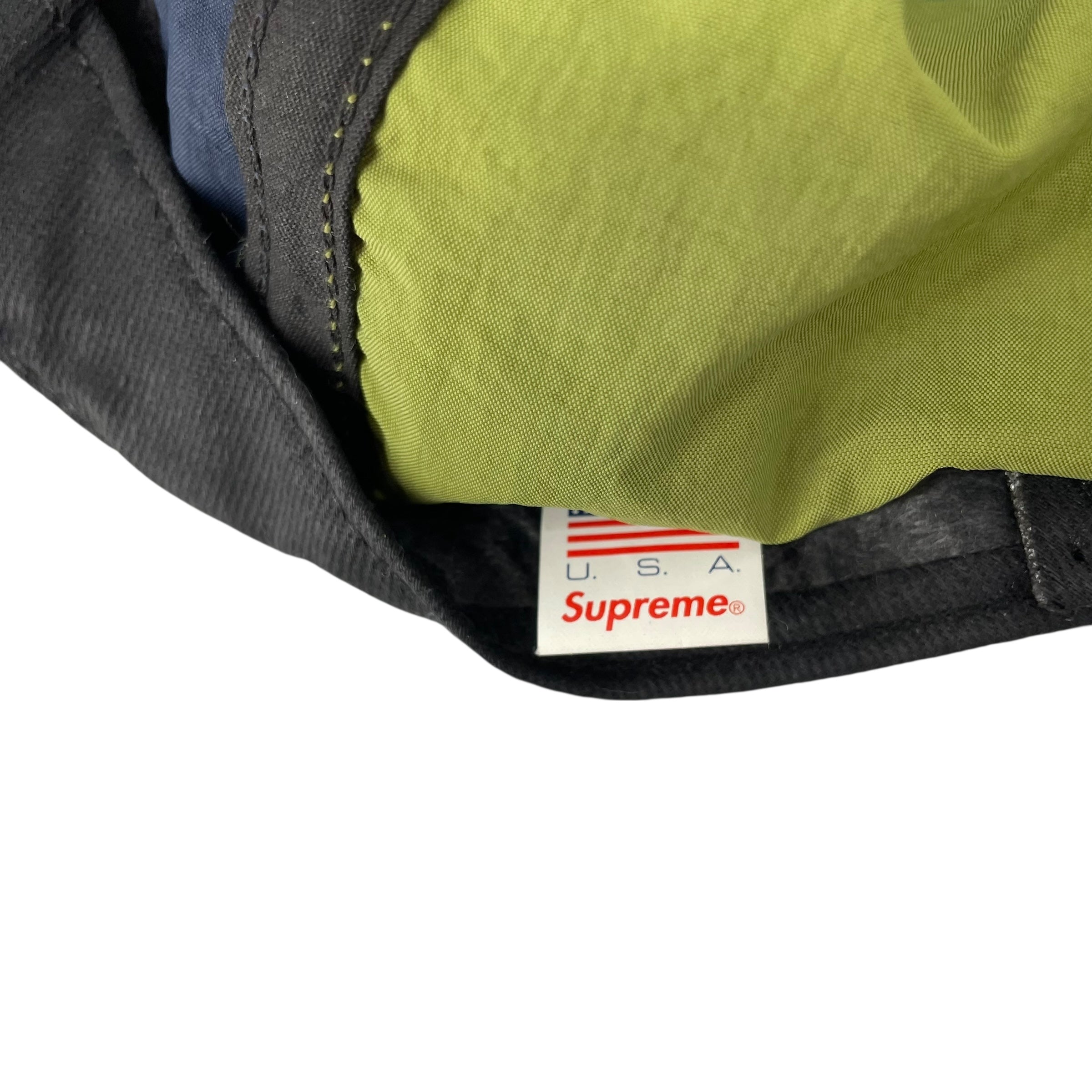 Supreme/Hat/Nylon/MLT/WHI LOGO W GRN/RED/NVY STRIPE view 7