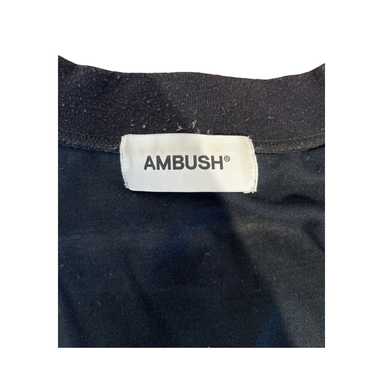 AMBUSH/T-Shirt/L/Cotton/BLK/PLAIN T view 3