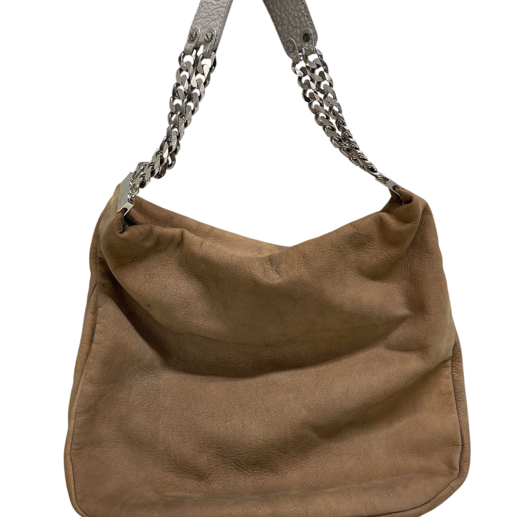 Christian Louboutin/Hand Bag/Suede/BEG/TJ26WV4
