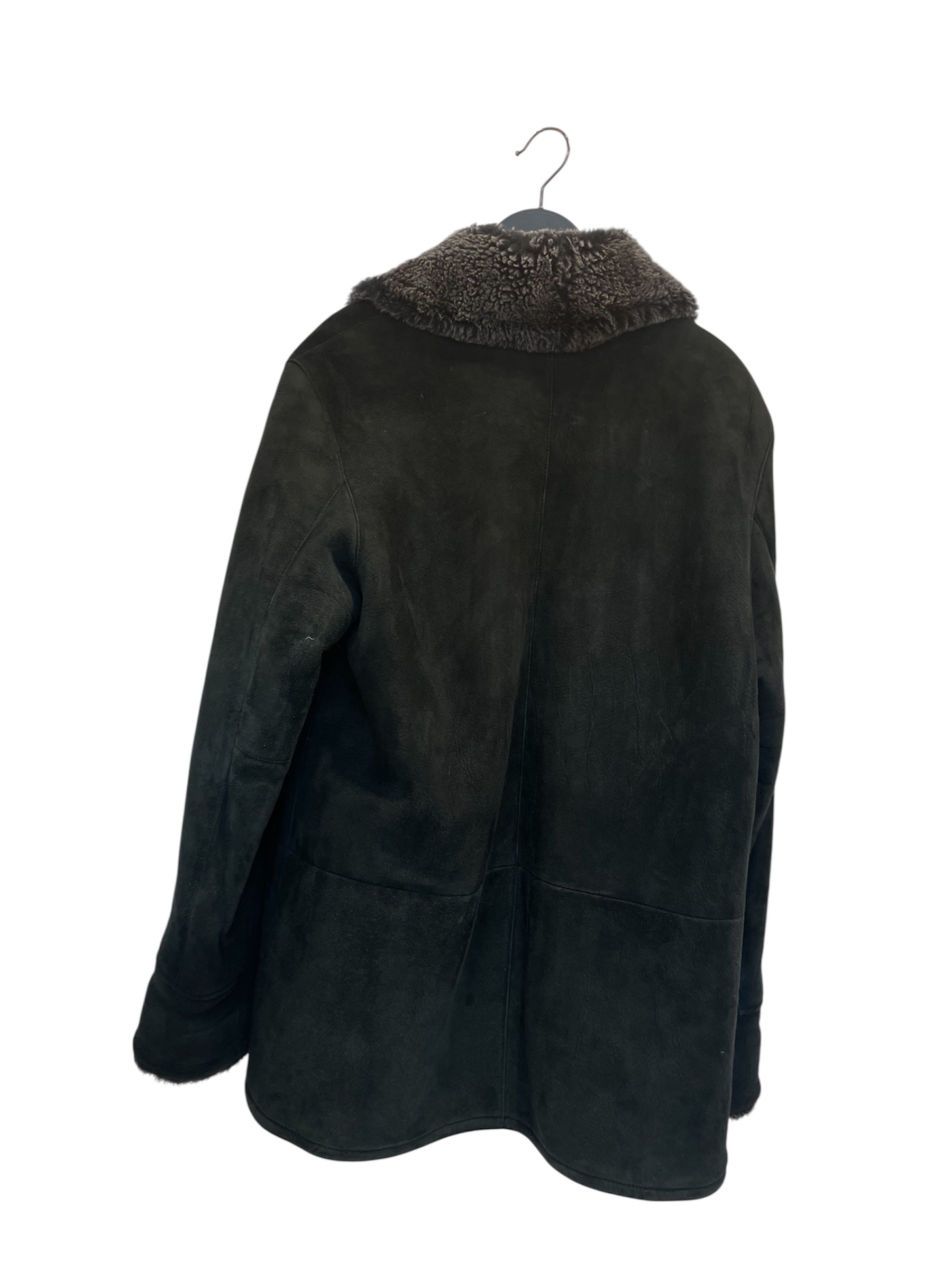 FONTELLI/Coat/66/Suede/BLK/LAMB SKIN FUR COLLAR/CUFFS view 2