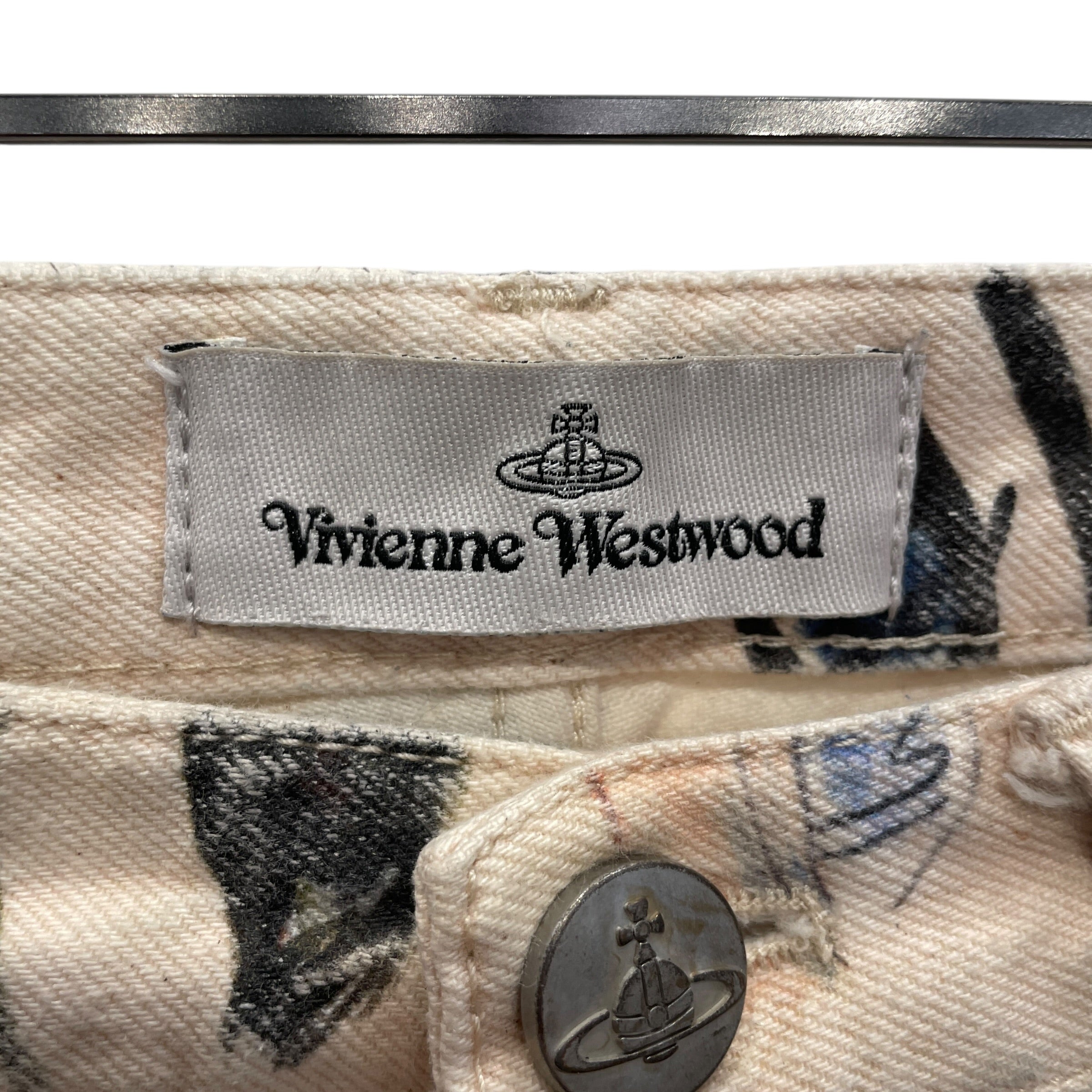 Vivienne Westwood/Bottoms/33/Graphic/Cotton/BEG/EYEBALLS view 3