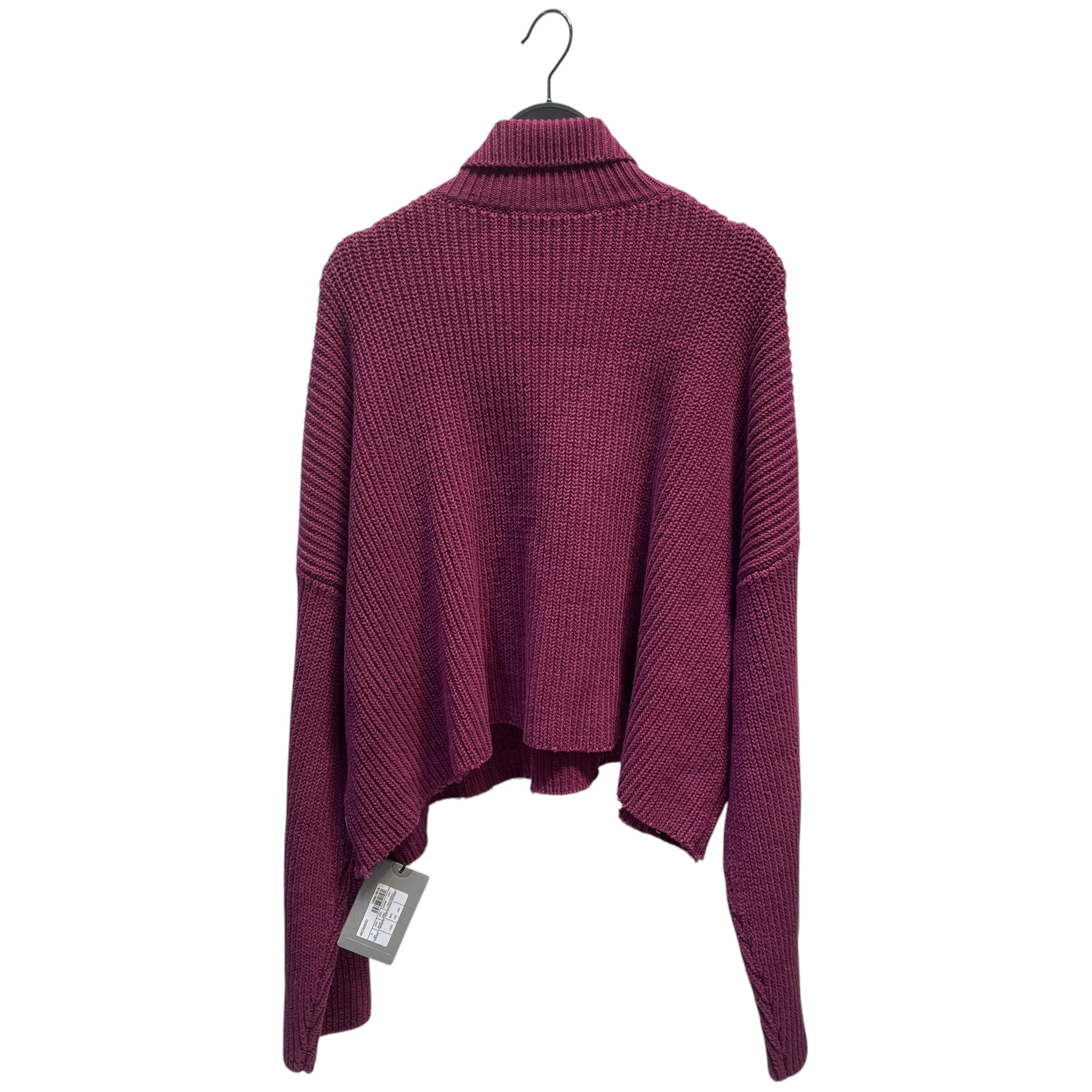 BALENCIAGA/Heavy Sweater/S/Cotton/PPL/Cropped Sweater view 2
