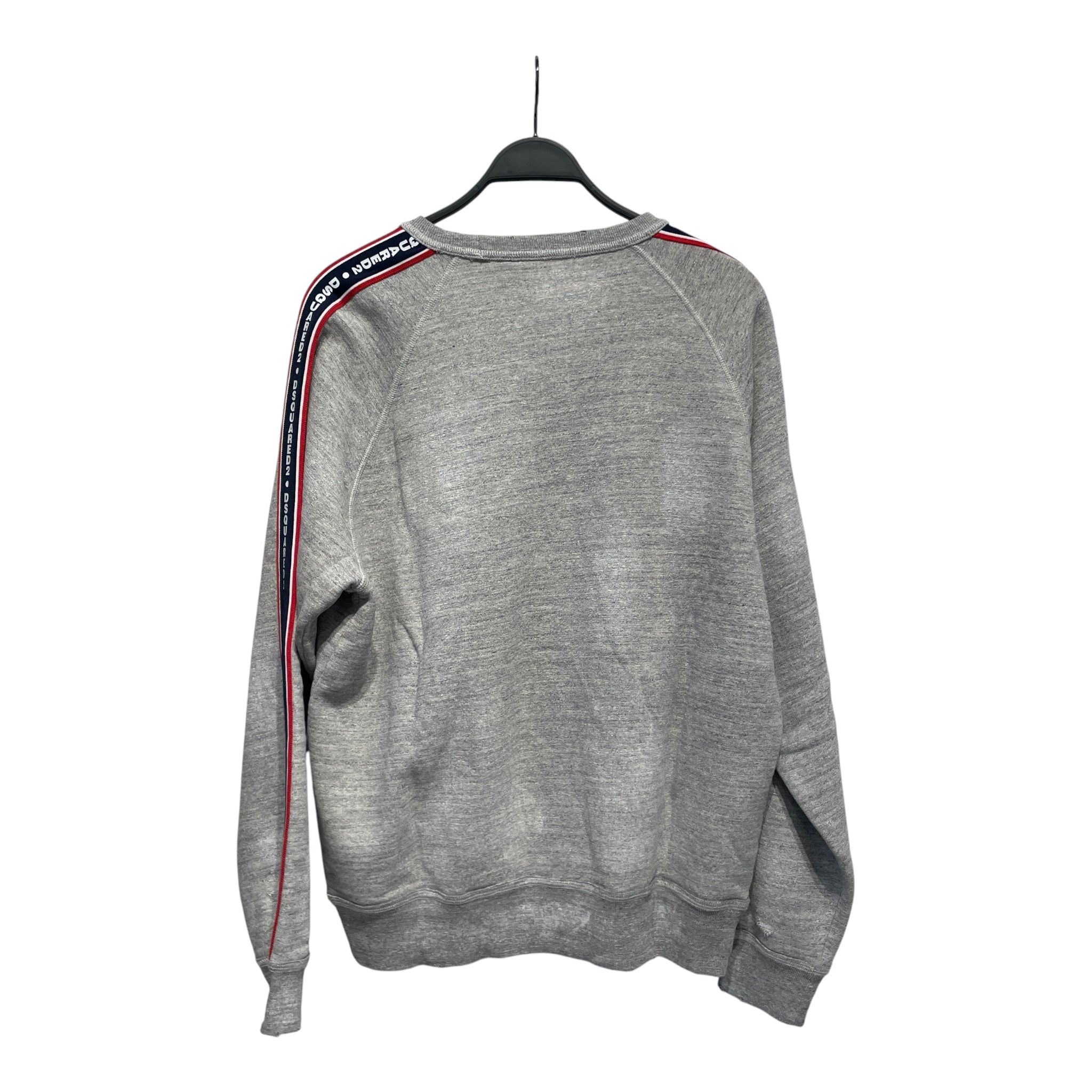 DSQUARED2/Sweatshirt/XL/Cotton/GRY/sleevelogos/red/blue view 2