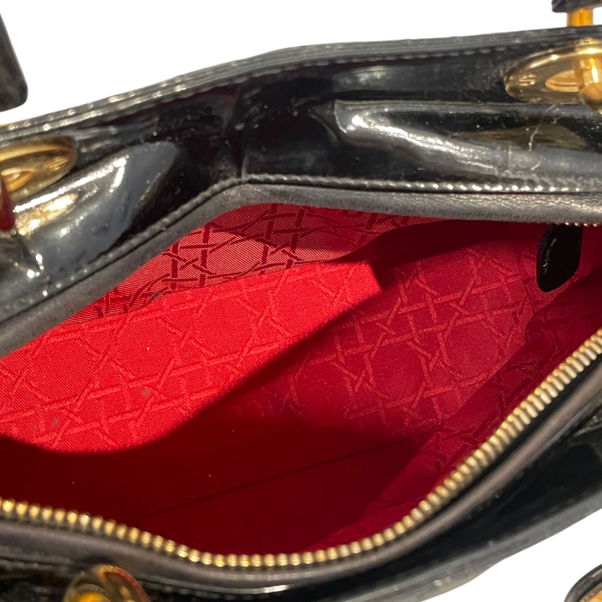 Christian Dior/Hand Bag/Faux Leather/BLK/89D7YQY view 4