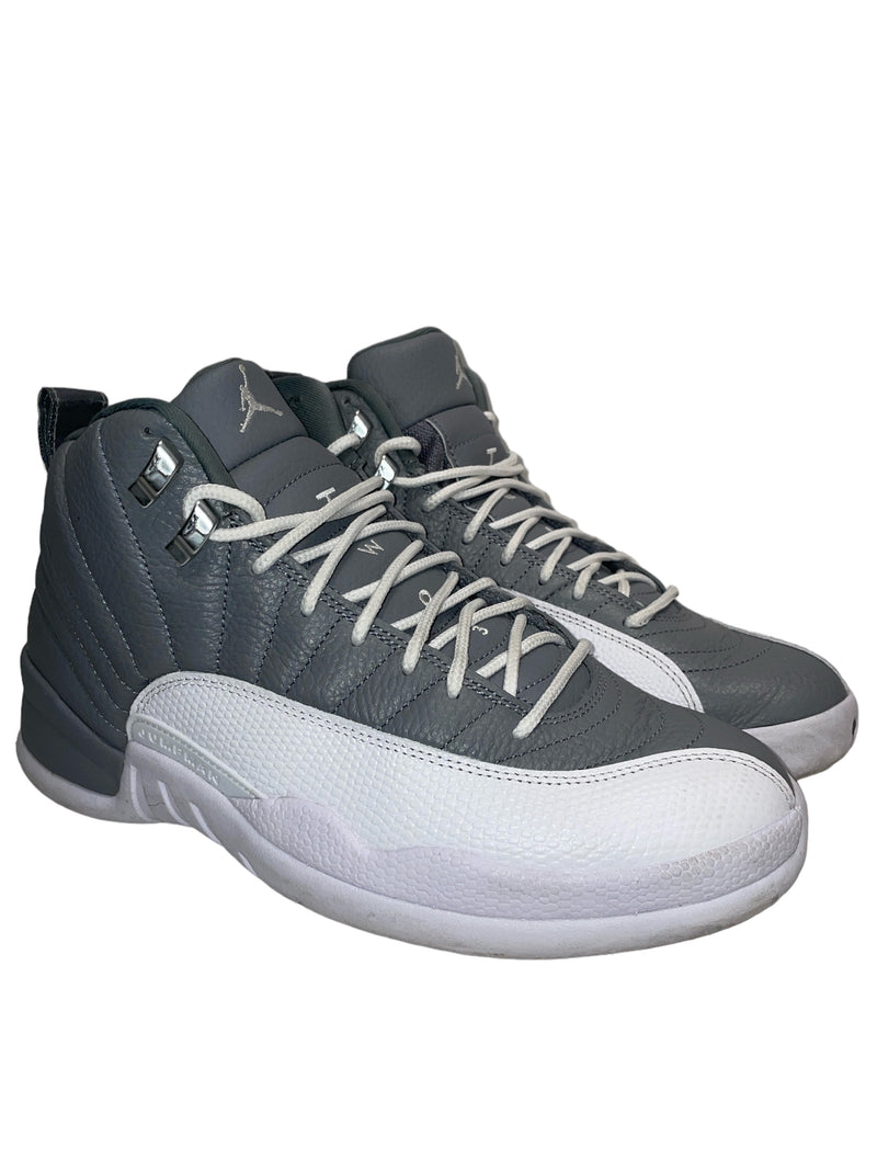Jordan/Hi-Sneakers/US 9/Leather/GRY/JORDAN 12 STEALTH