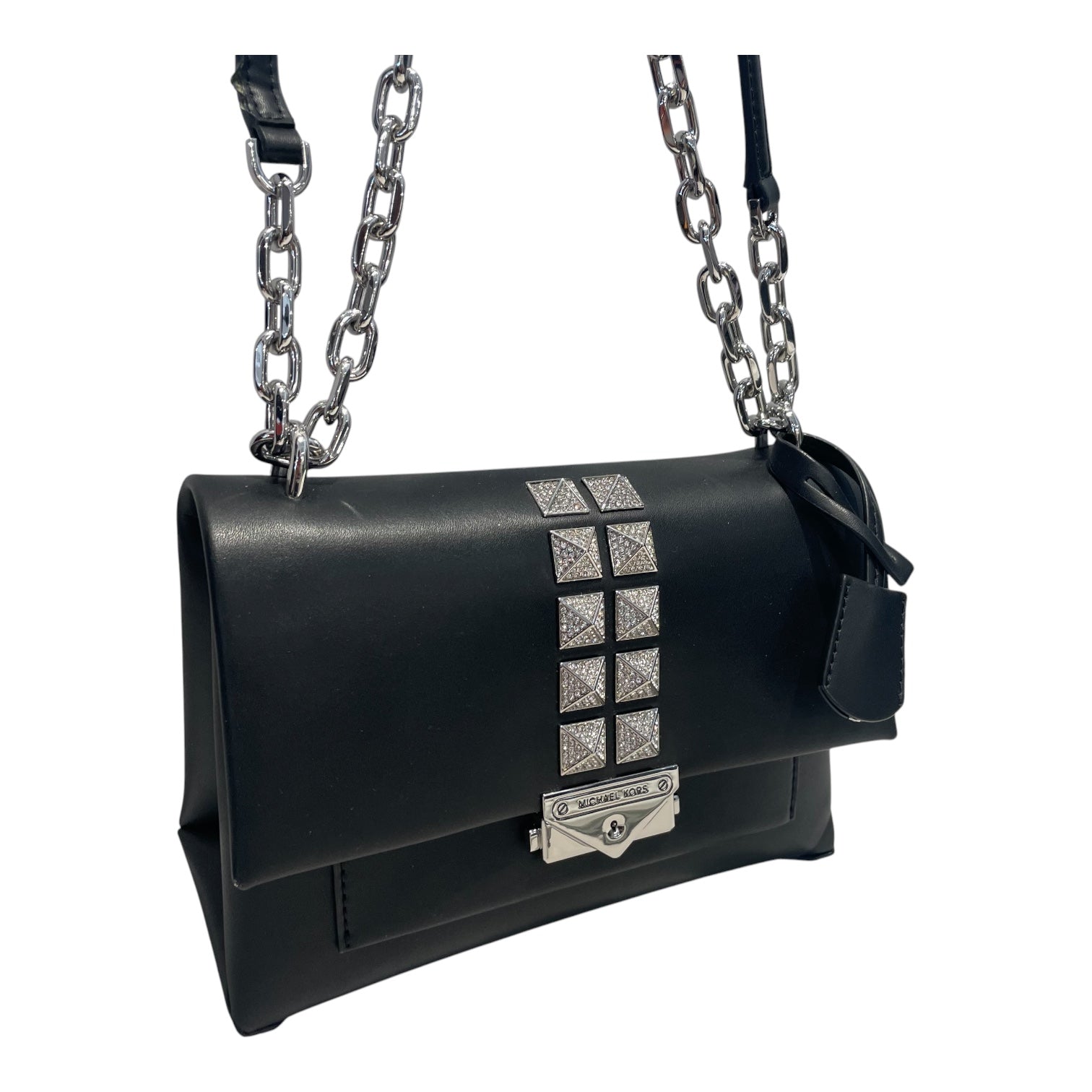 MICHAEL KORS/Cross Body Bag/Leather/BLK/CECE STUDDED SHOULDER BAG view 6