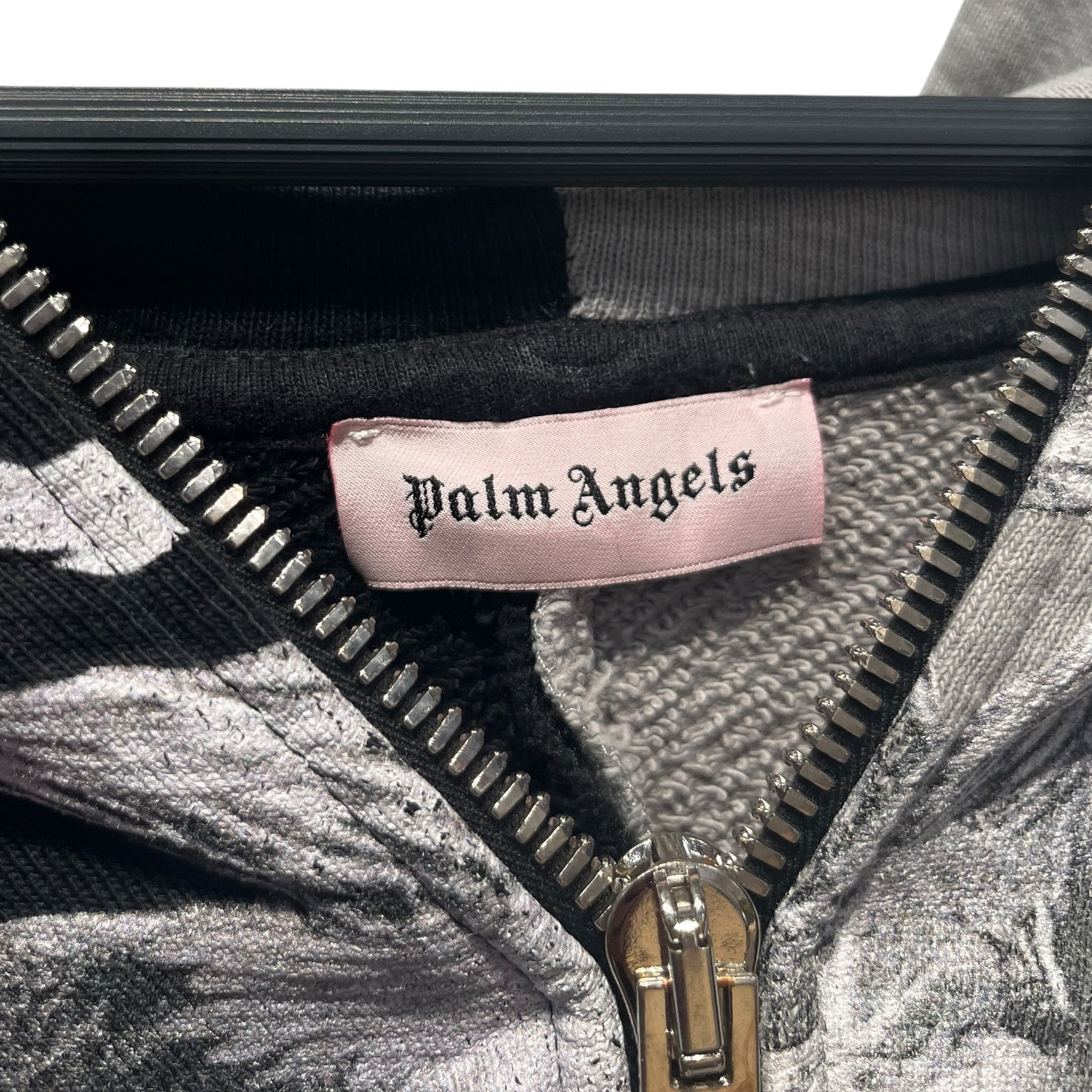 Palm Angels/Zip Up Hoodie/M/Graphic/Cotton/MLT/Oversize/color block view 4