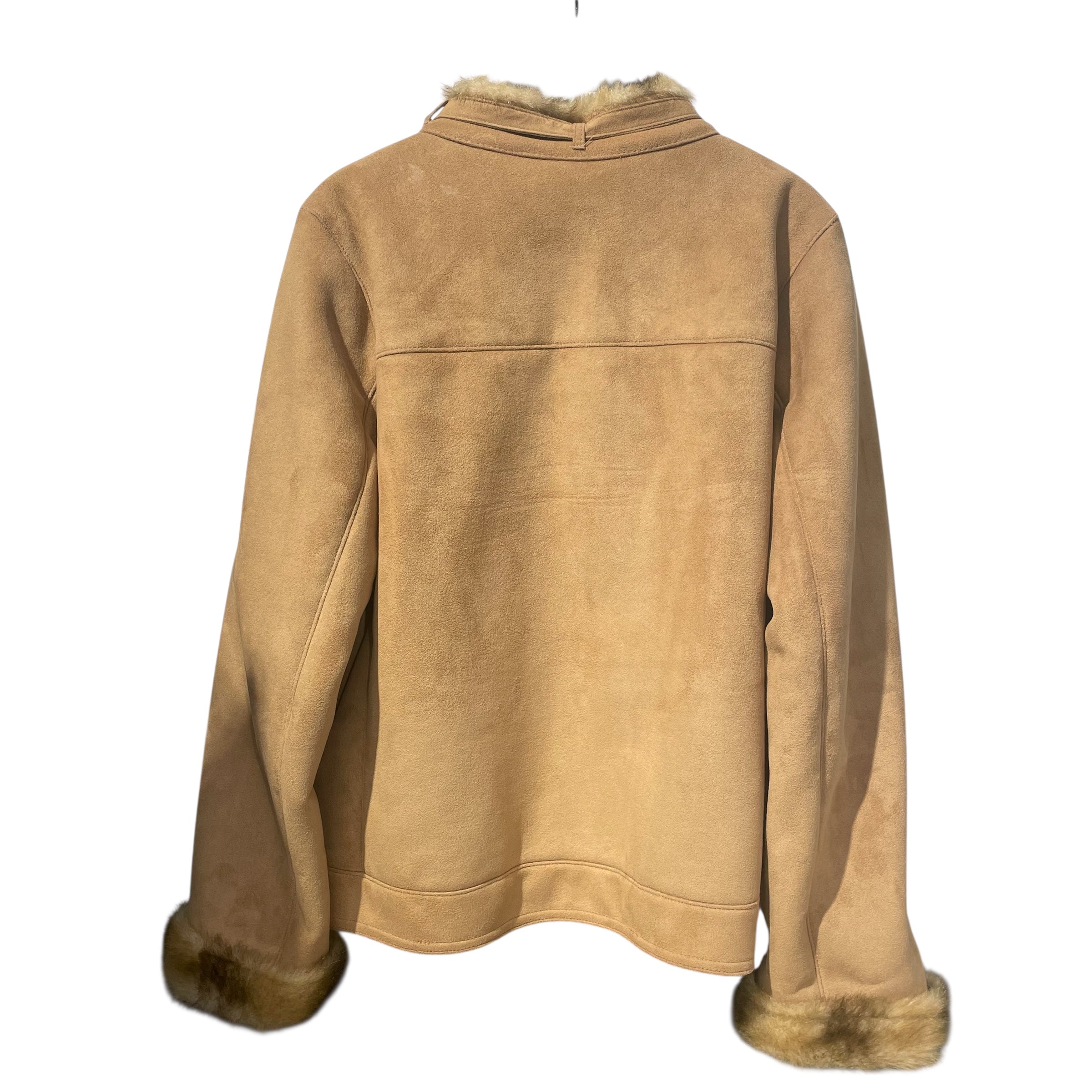 EDWIN/Jacket/XL/Leather/BEG/EDWIN FUR LINED LEATHER JACKET view 2