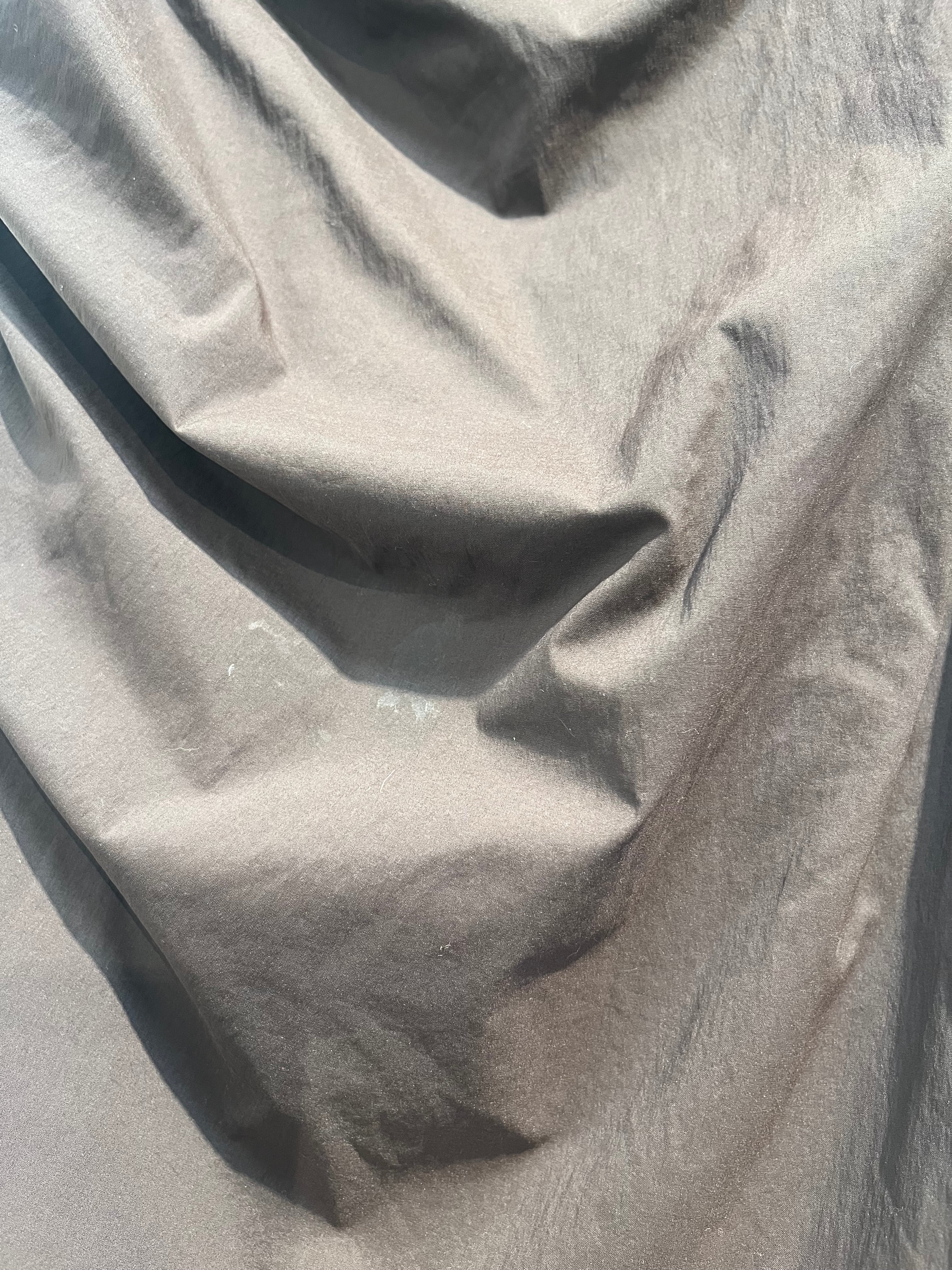 entire studios/Long Skirt/XL/Polyester/BRW/rouched side sligt view 8