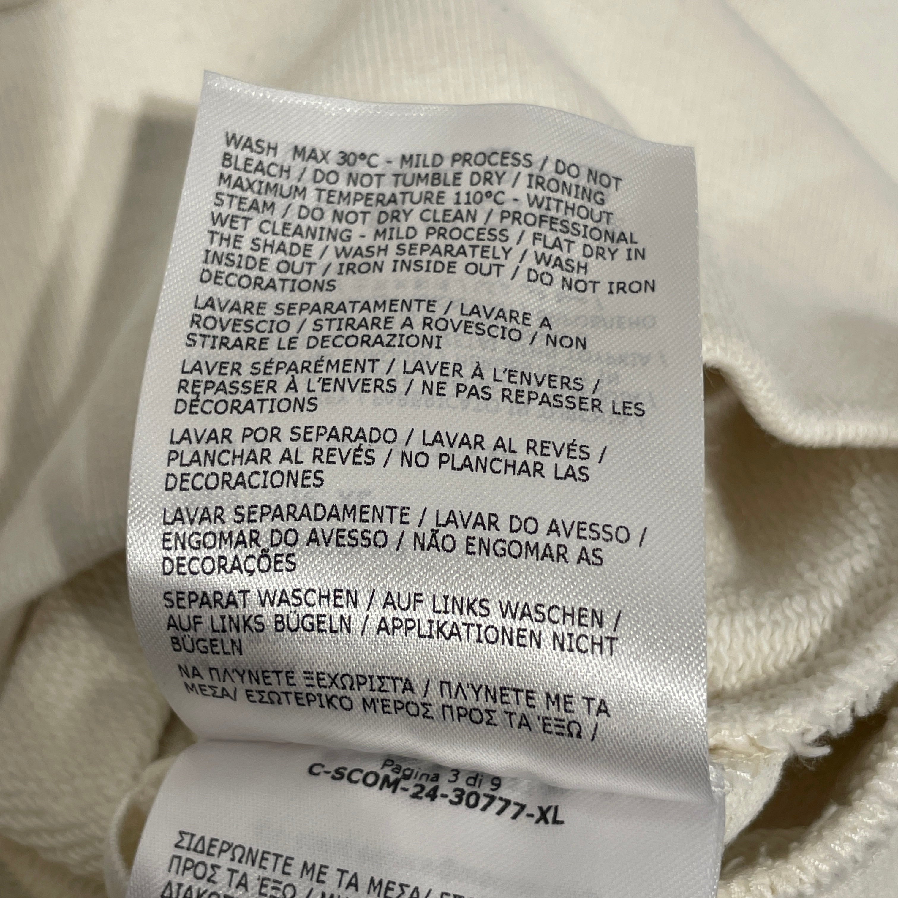 MONCLER/Sweatshirt/XL/Cotton/CRM/cursive logo view 4