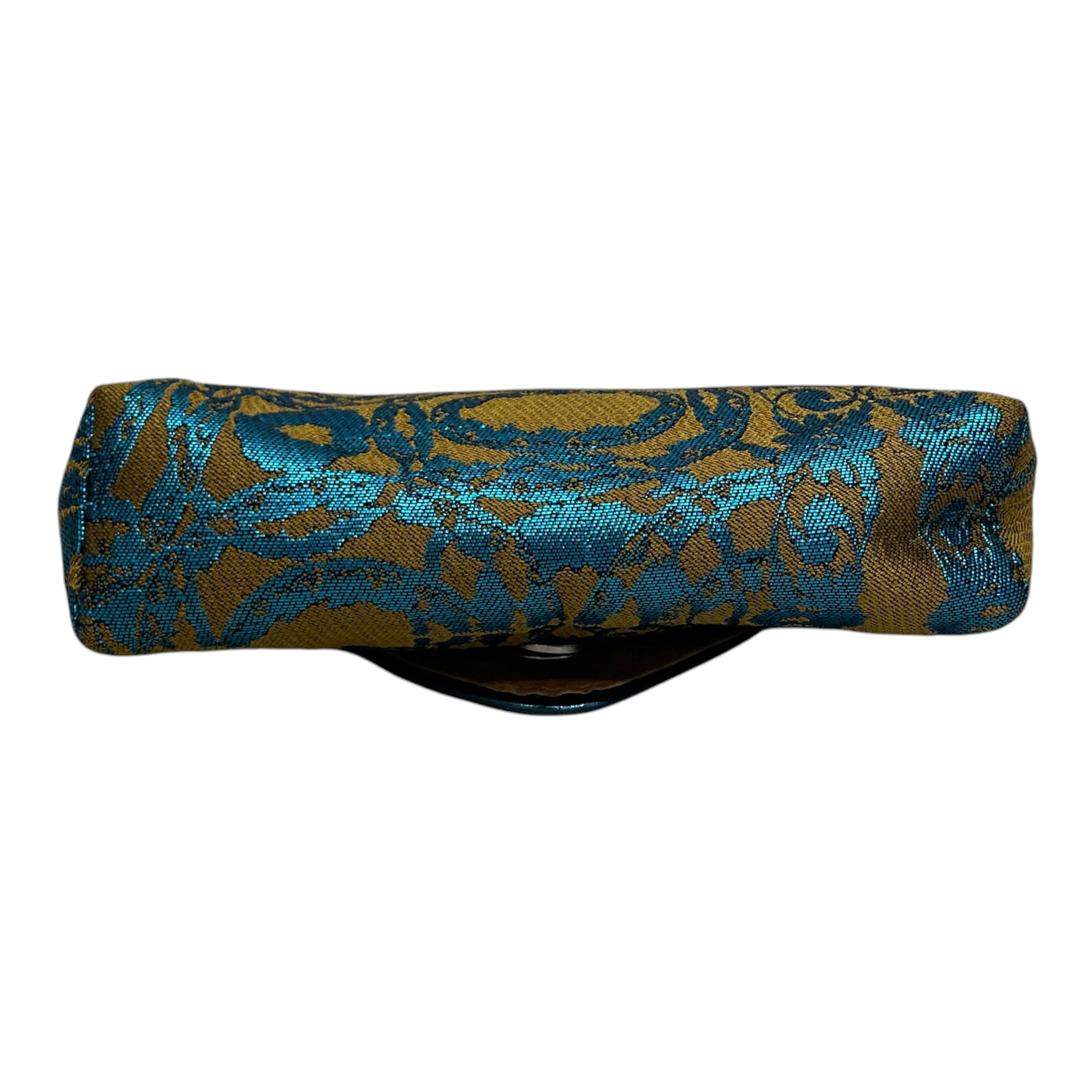 DRIES VAN NOTEN/Cross Body Bag/Floral Pattern/Hemp/BLU/METAL STRAP/CML BLU GRAPHIC view 3