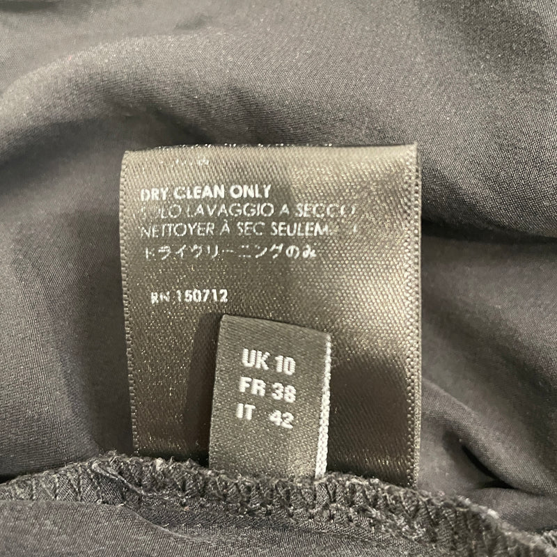 AMIRI/Pants/M/Silk/BLK/WHITE LEATHER STRIPE DOWN SIDE