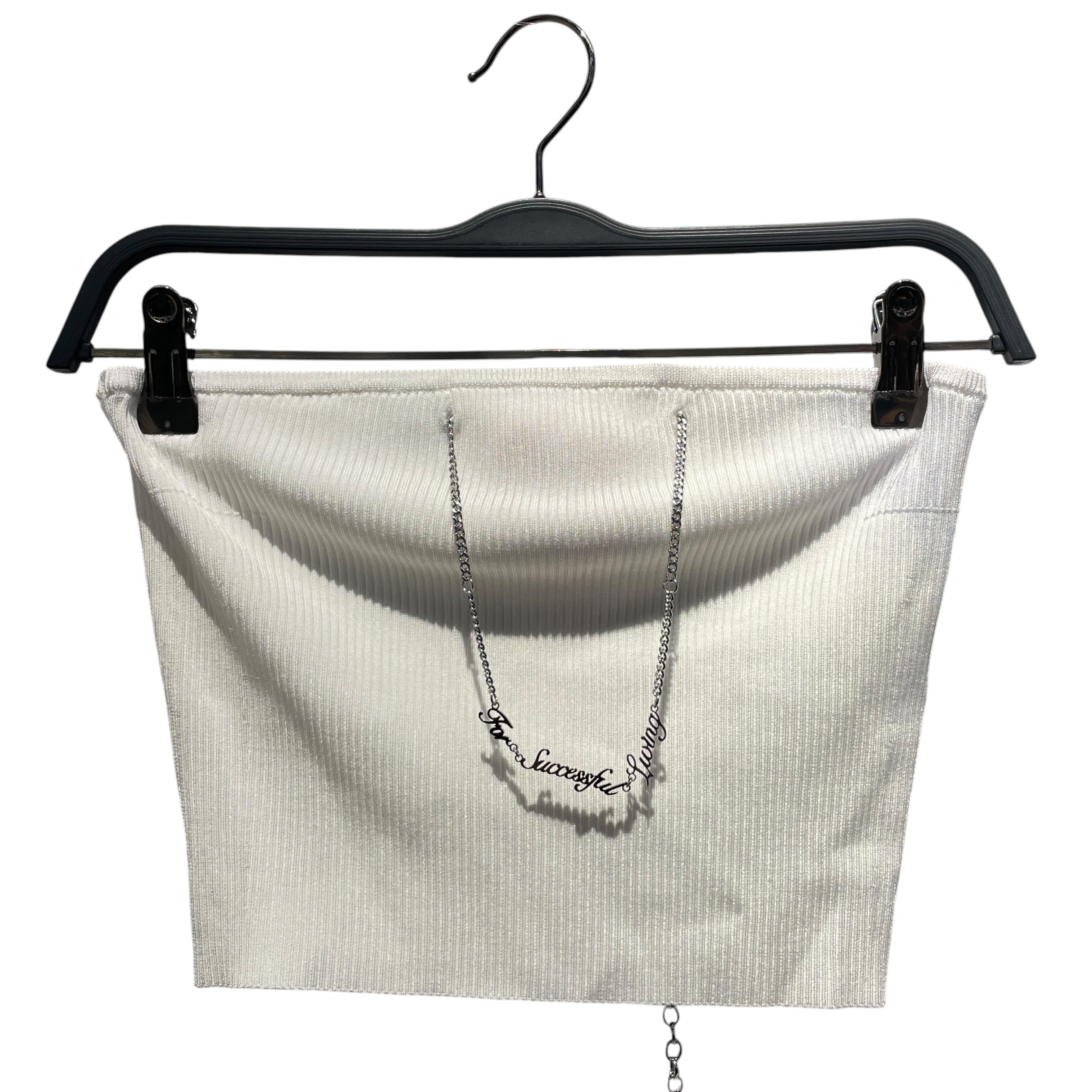 DIESEL/SL Shirt/L/Cotton/WHT/Chain Halter view 1