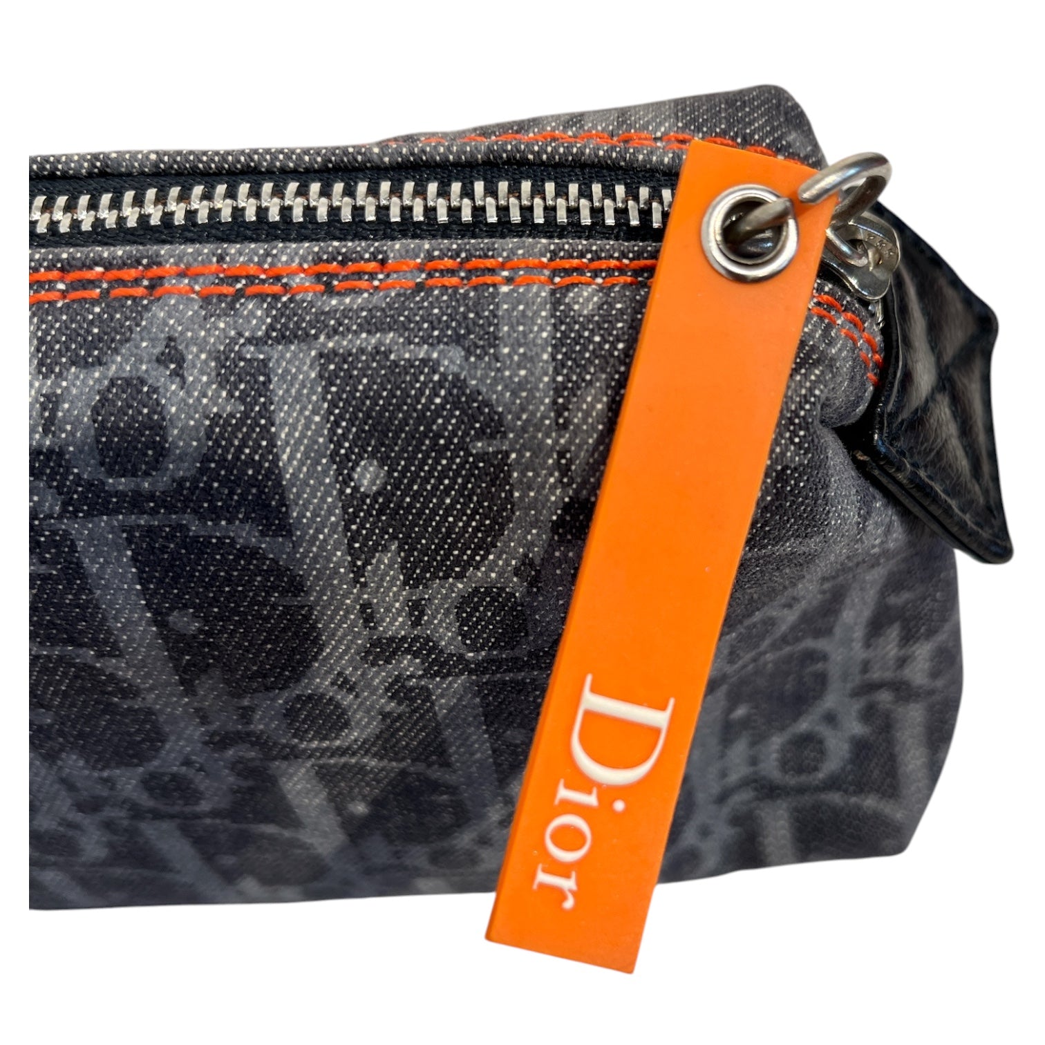 Christian Dior/Pouch/Monogram/Cotton/NVY/TROTTER DENIM COSMETIC BAG view 8