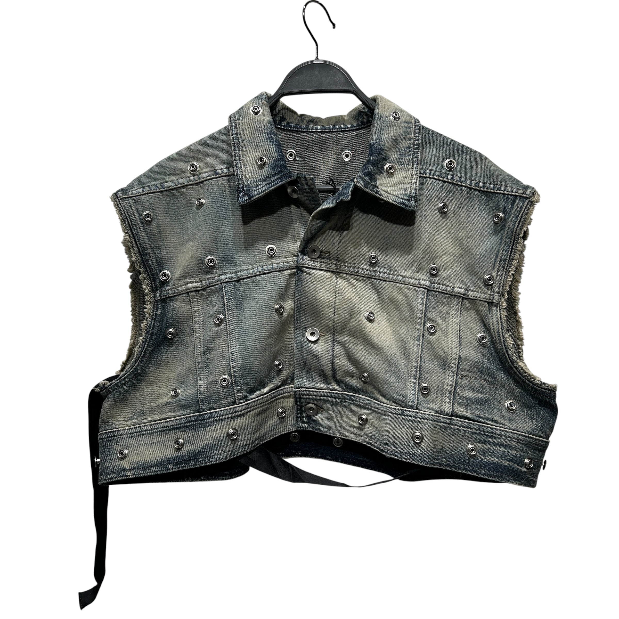 RICK OWENS DRKSHDW/Vest/M/Denim/BLU/ view 1