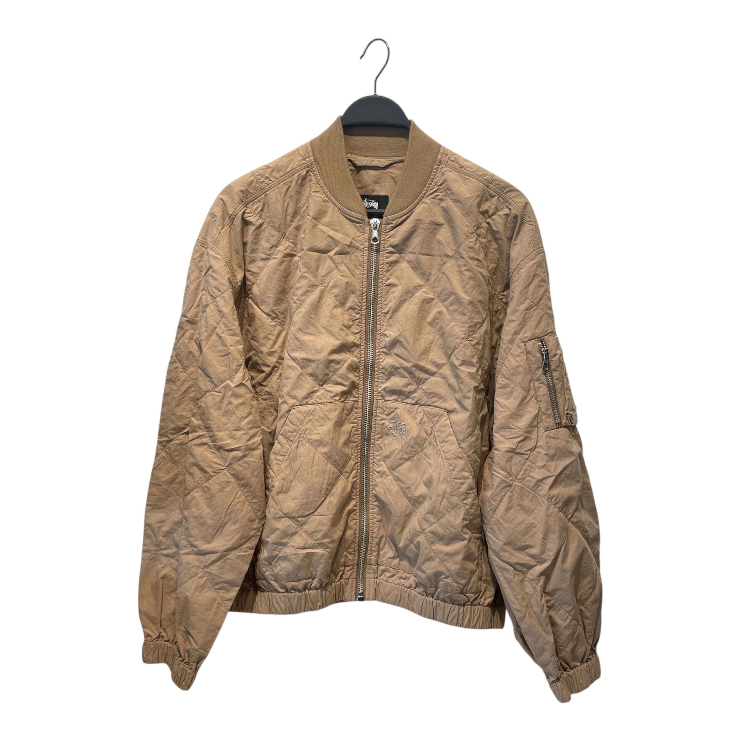 STUSSY/Puffer Jkt/M/Nylon/CML/ view 1