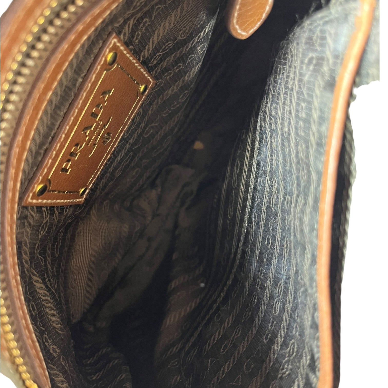 PRADA/Bag/Nylon/BRW/renylon shoulder view 3