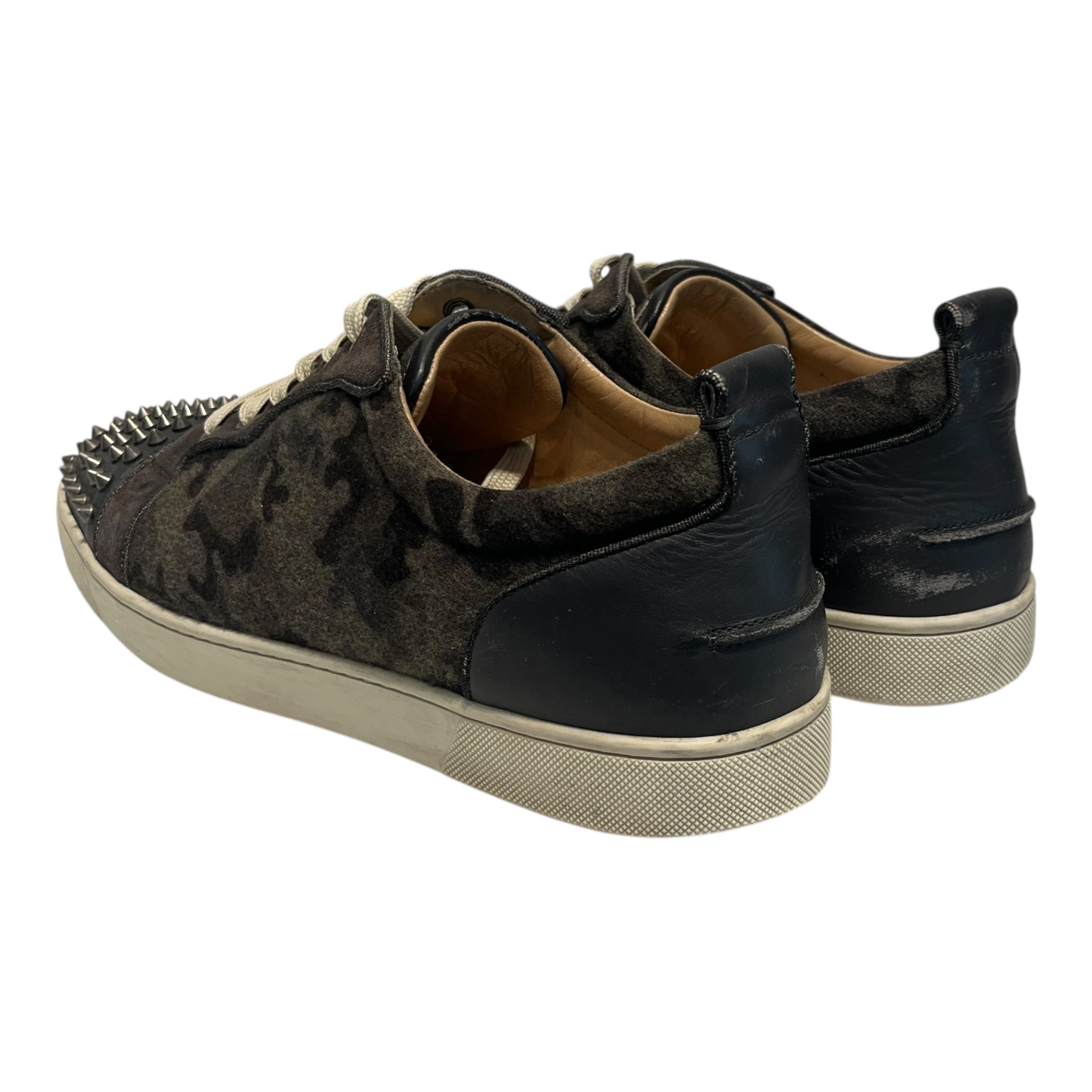 Christian Louboutin/Low-Sneakers/EU 44.5/Camouflage/GRY/LOUIS JUNIOR SPK LTHR TRAINER view 2