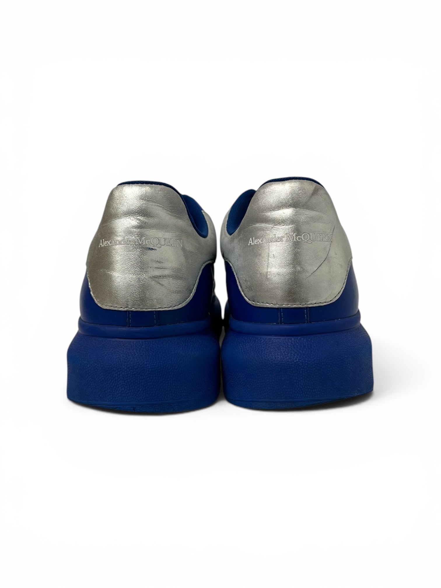Alexander McQueen/Low-Sneakers/US 9/Leather/BLU/634871 BLU/SLV view 3