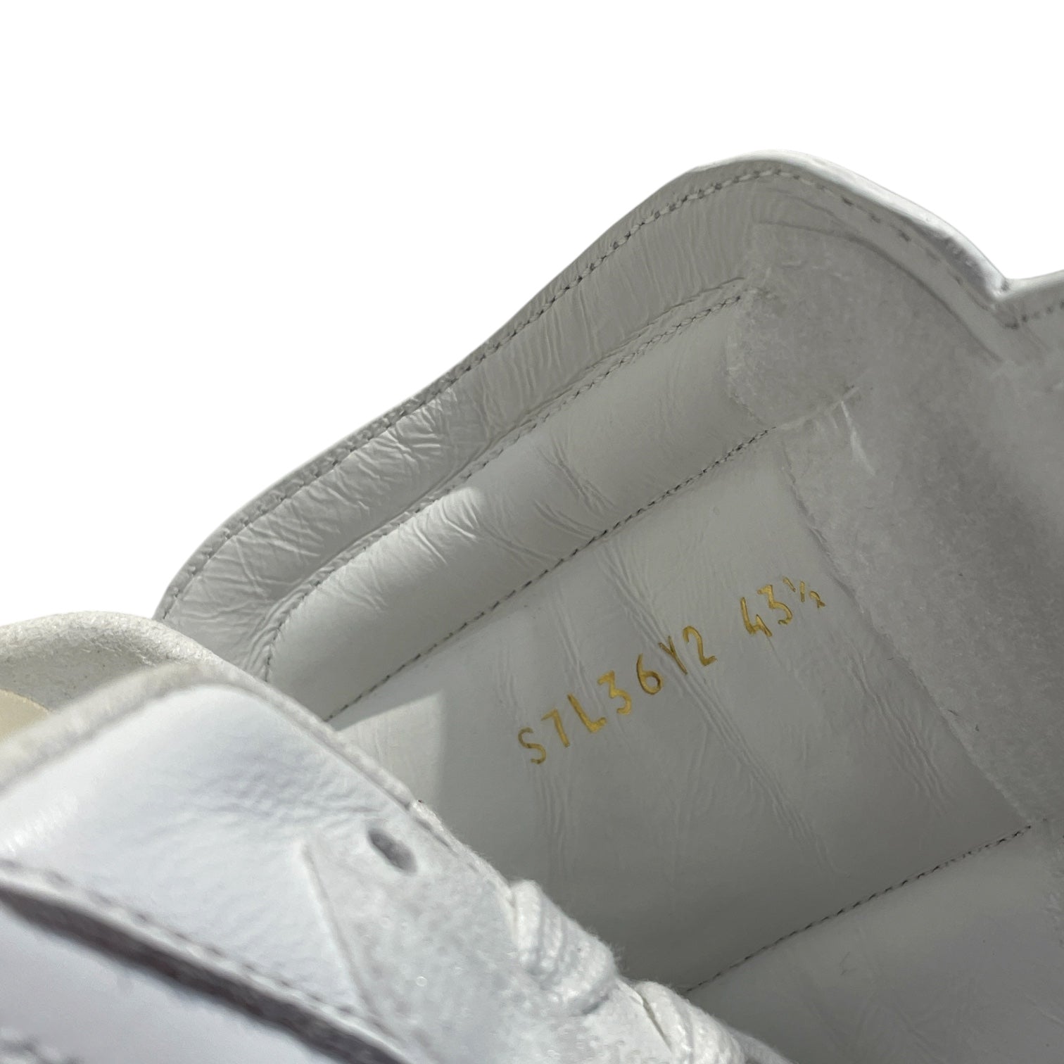 VALENTINO GARAVANI/Low-Sneakers/EU 43.5/Leather/WHT/Joie De Jouer Strap view 5