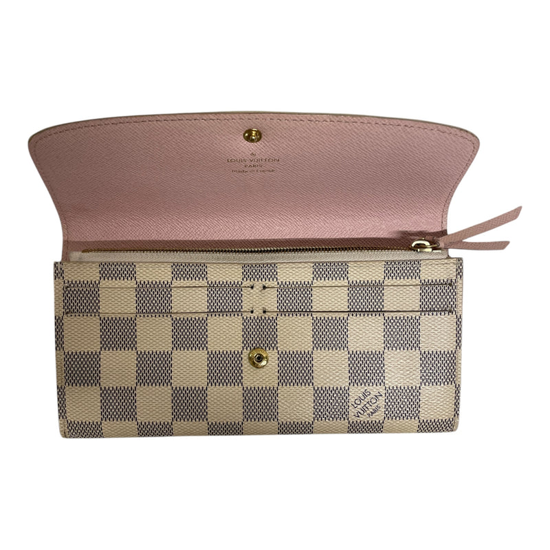 LOUIS VUITTON/Wallet/OS/Monogram/Leather/CRM/DAMIER PINK SNAP