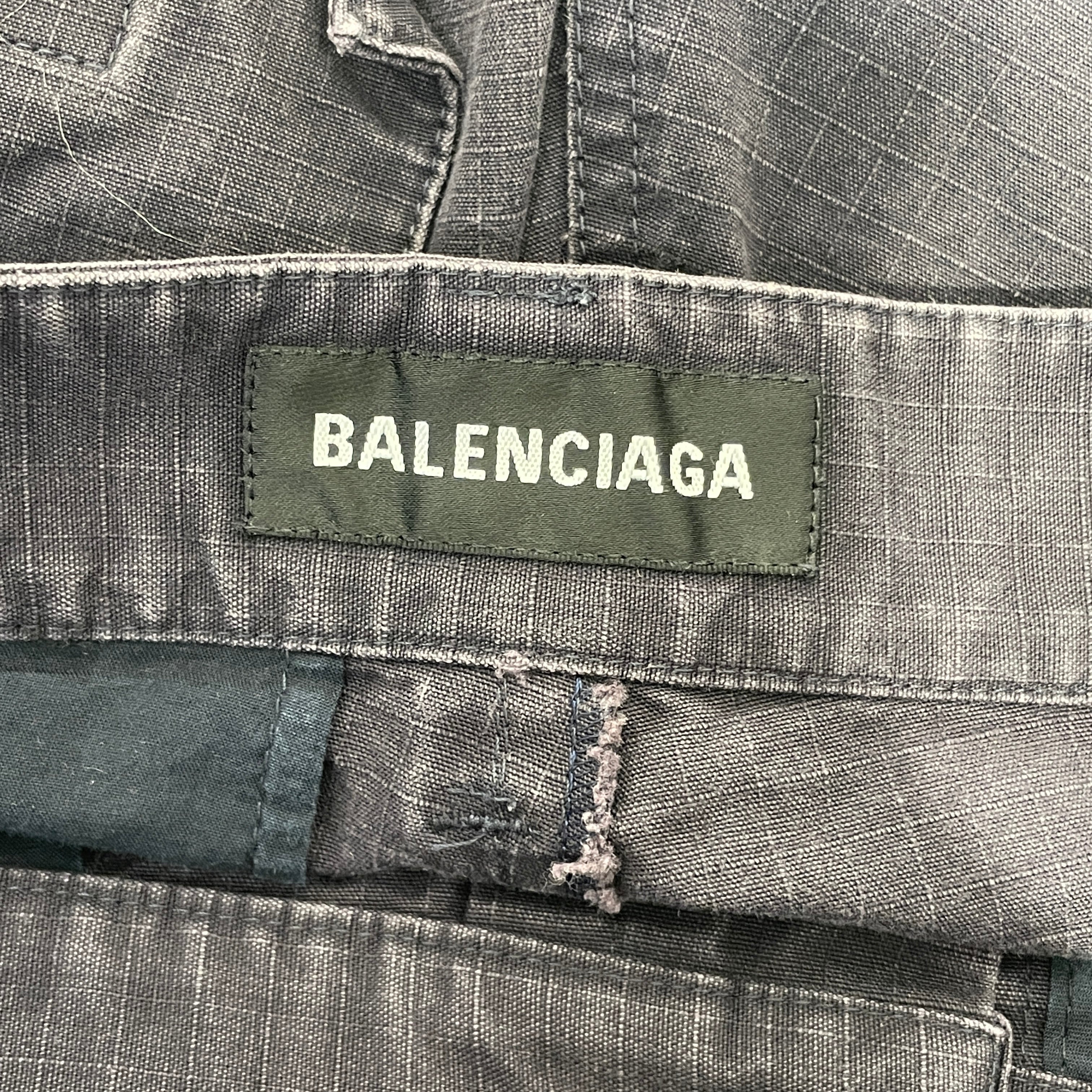 BALENCIAGA/Cargo Pants/48/Cotton/PPL/2020 CARGO view 3