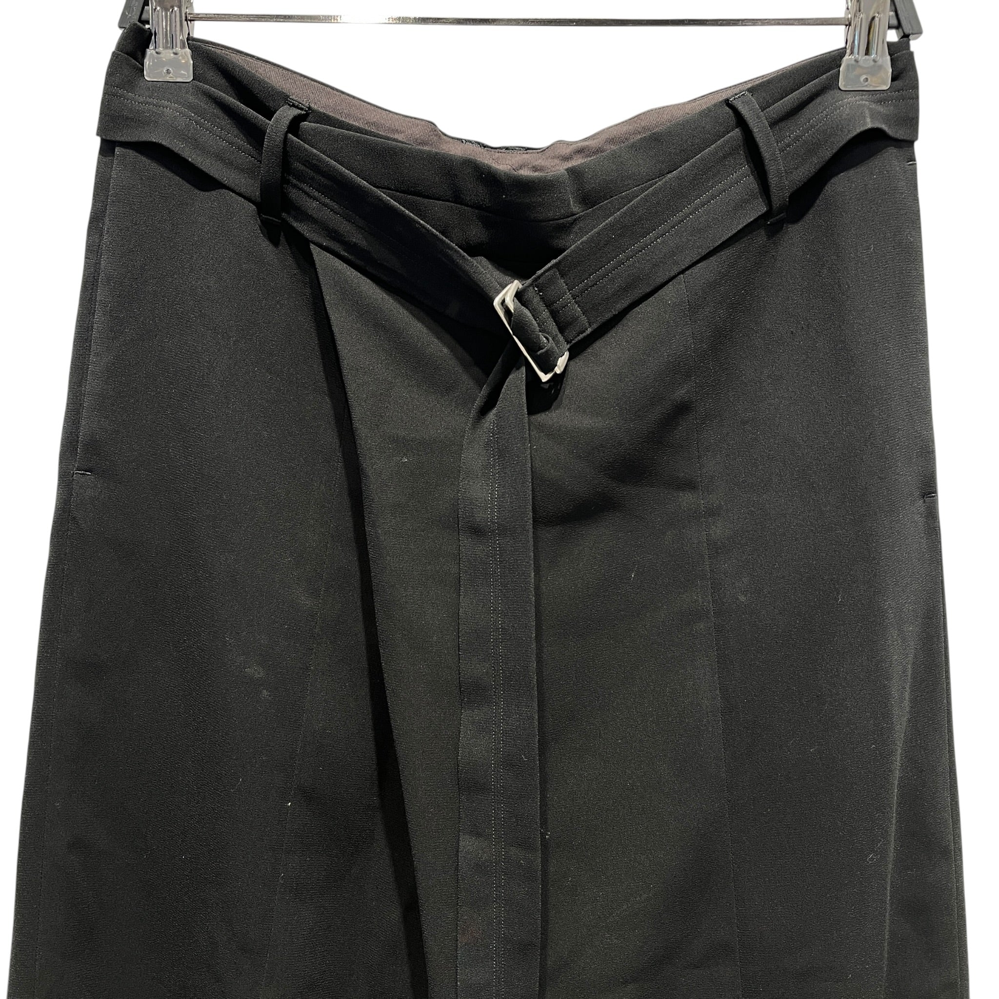 MA JULIUS/Pants/2/Nylon/BLK/wide leg slacks view 3