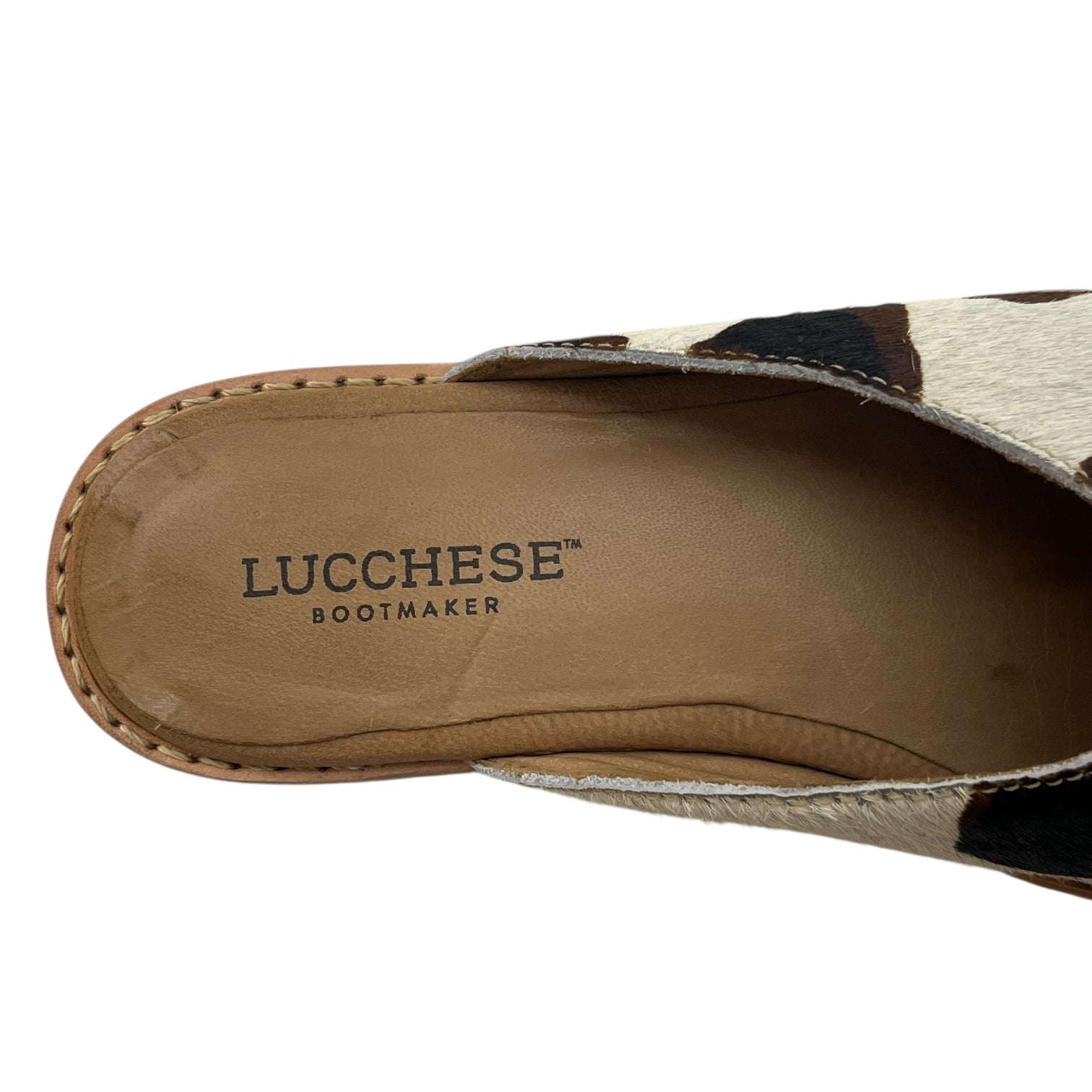 Lucchese/Loafers/US 8/Animal Pattern/Fake Fur/CRM/COWHIDE view 3
