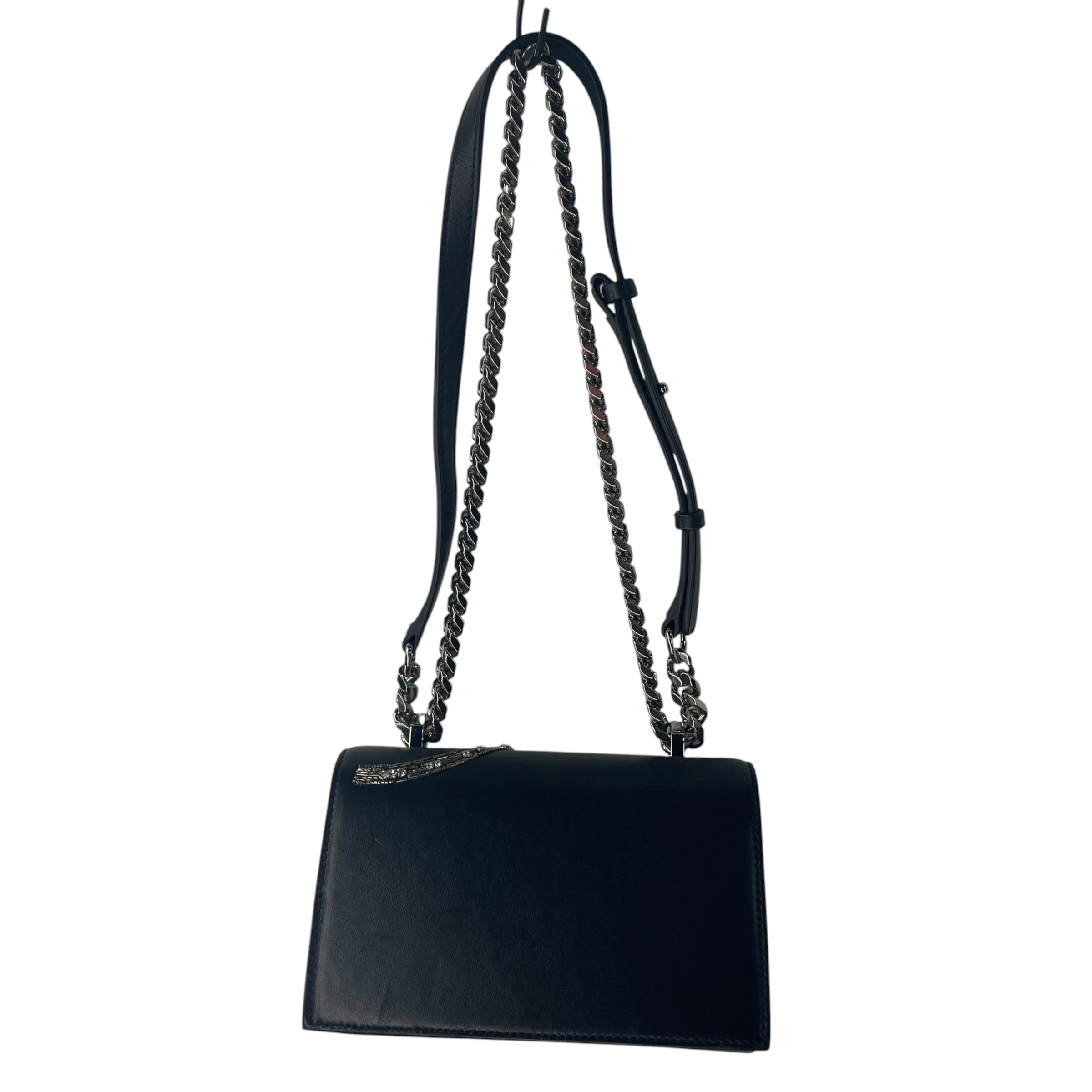 Alexander McQueen/Cross Body Bag/All Over Print/Leather/BLK/GEMSTONE view 3