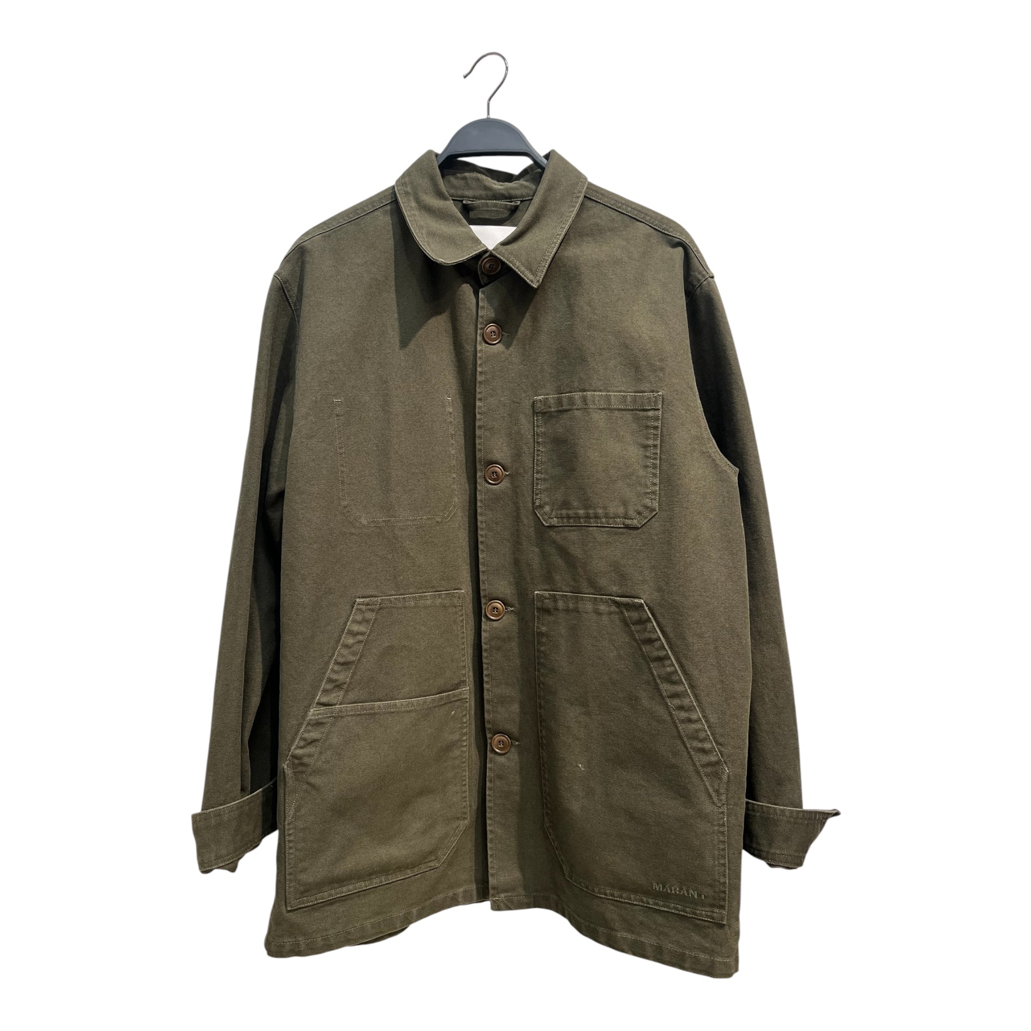 ISABEL MARANT/Denim Jkt/L/Cotton/GRN/ARDY OVERSIZE JACKET view 1