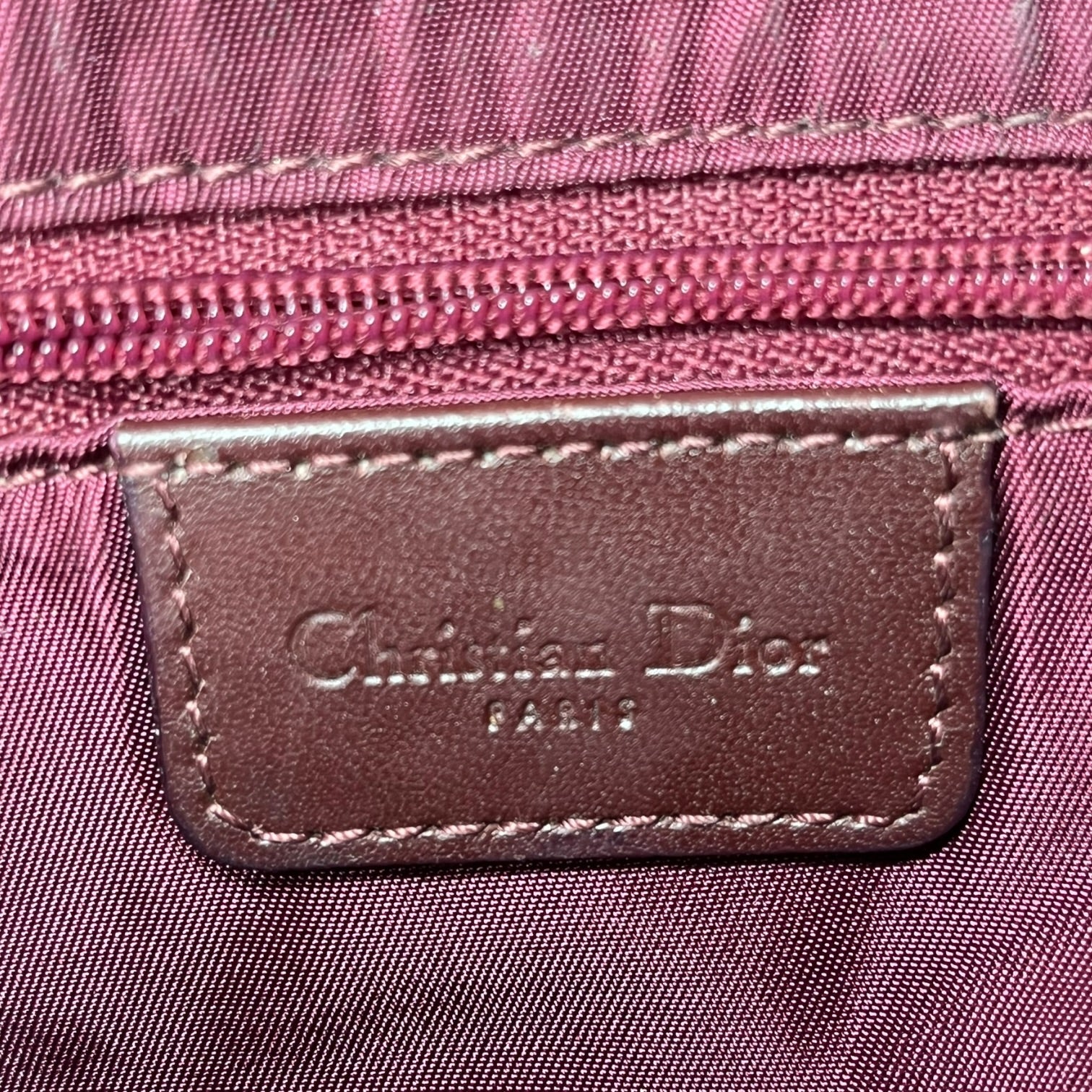 Christian Dior/Hand Bag/Monogram/Cotton/BRD/Saddle Bag view 6