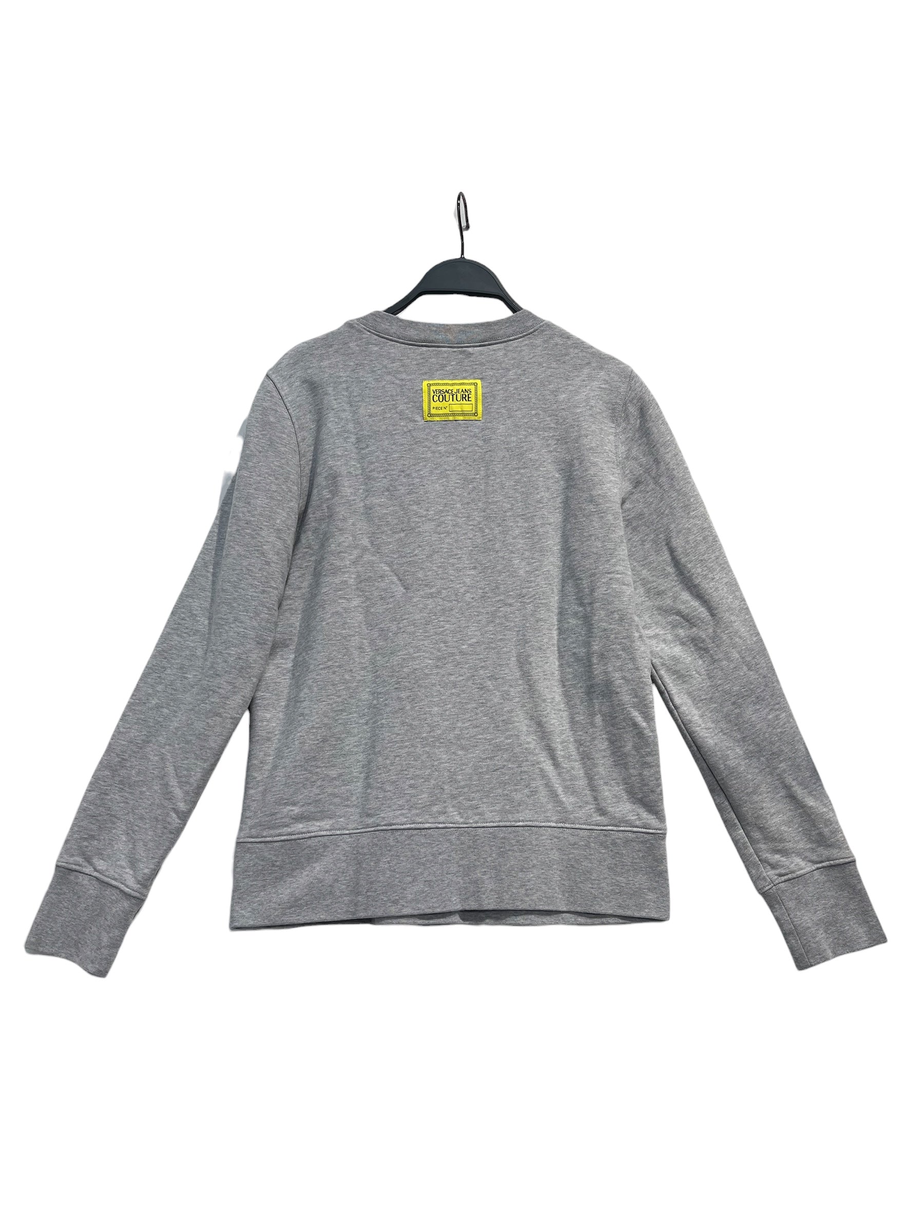 VERSACE JEANS COUTURE/Sweatshirt/S/Cotton/GRY/MULTICOLOR LOGO view 2