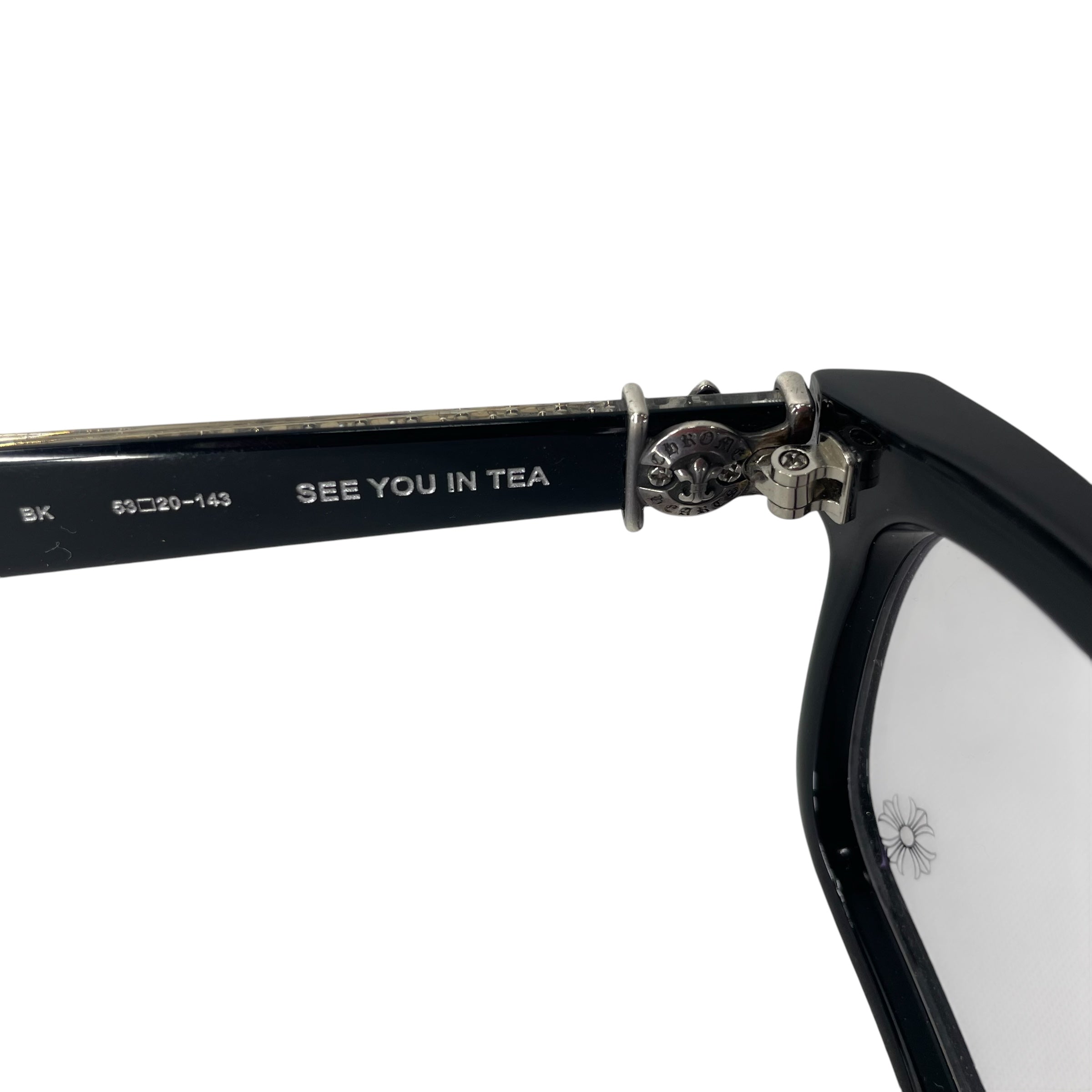 CHROME HEARTS/Glasses/Plastic/BLK/M's/SEE YOU IN TEA/BK5320143 view 6