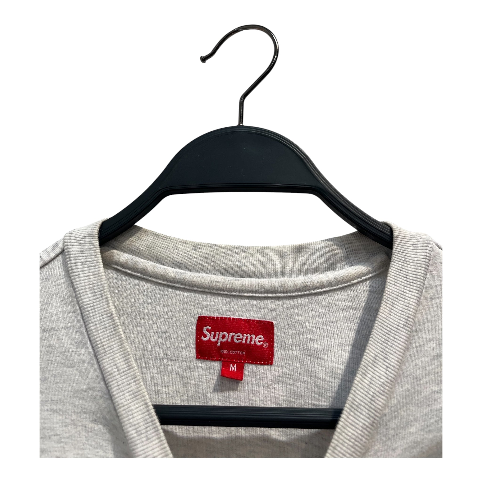 Supreme/LS T-Shirt/M/Cotton/SLV/Plaid/GREY PLAID SLEEVES view 3