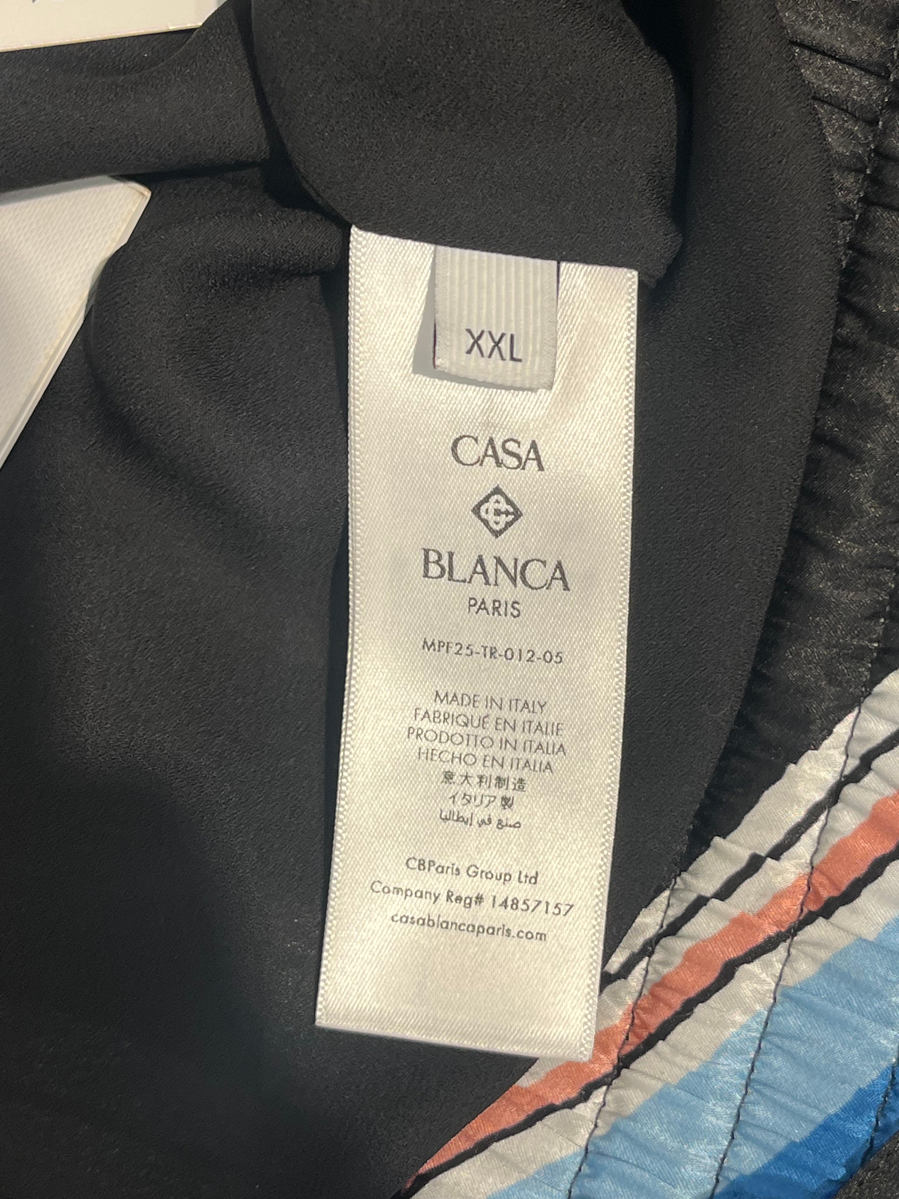 CASABLANCA/Shorts/XXL/Silk/BLK/RAINOW CROTCH view 4