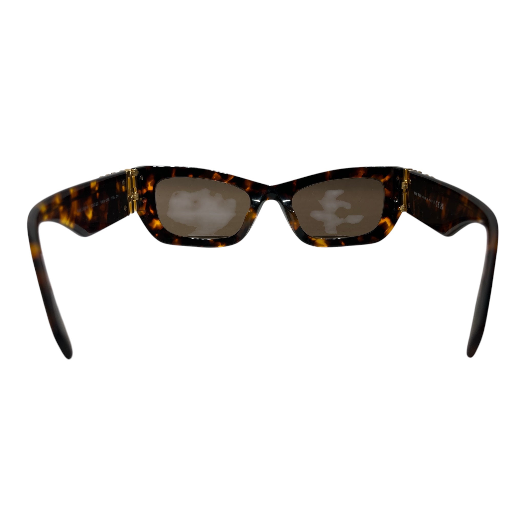 MIU MIU/Sunglasses/All Over Print/Tortoiseshell Pattern/BRW/L's/ view 3