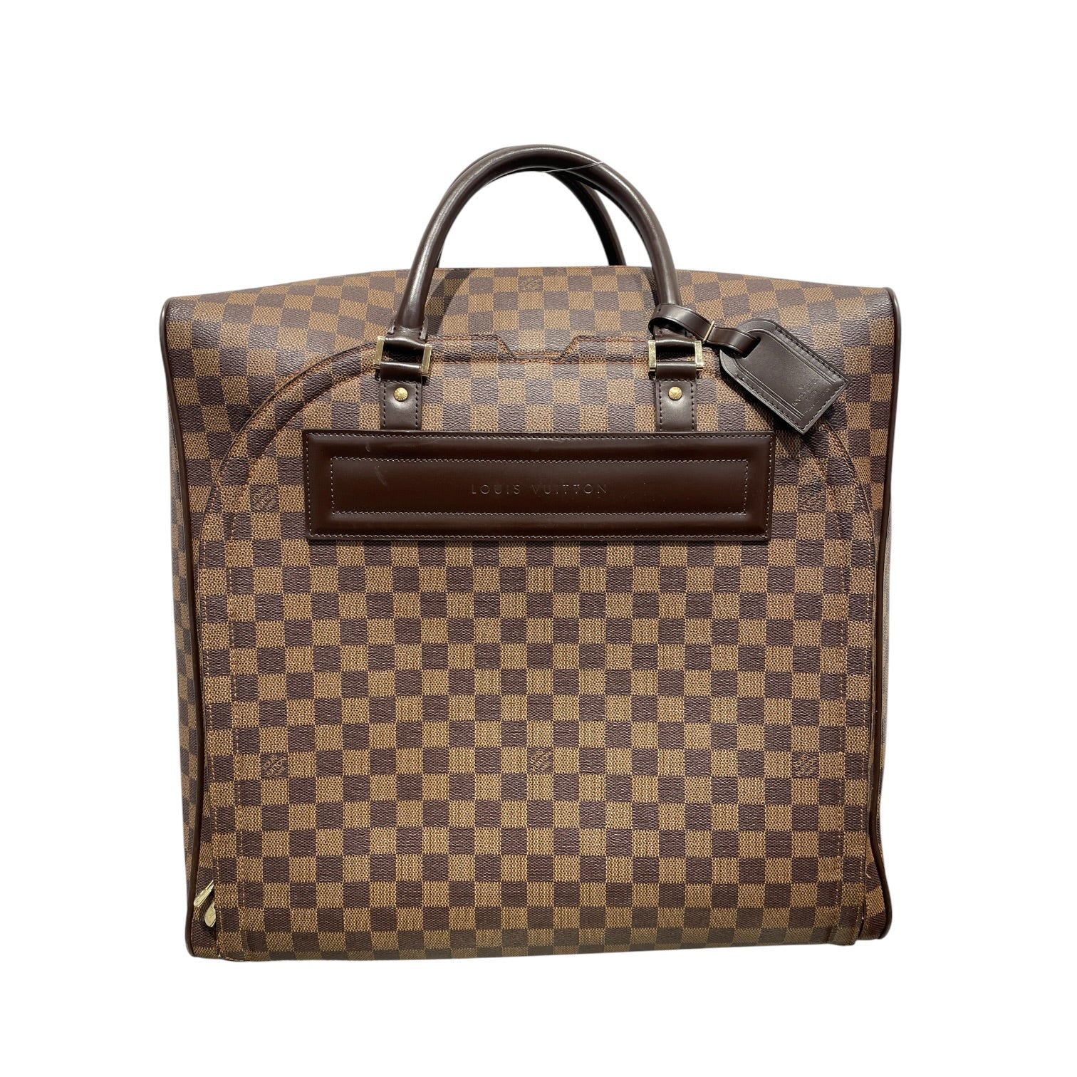 LOUIS VUITTON/Luggage/Leather/BRW/Damier Ebene Nolita GM view 1