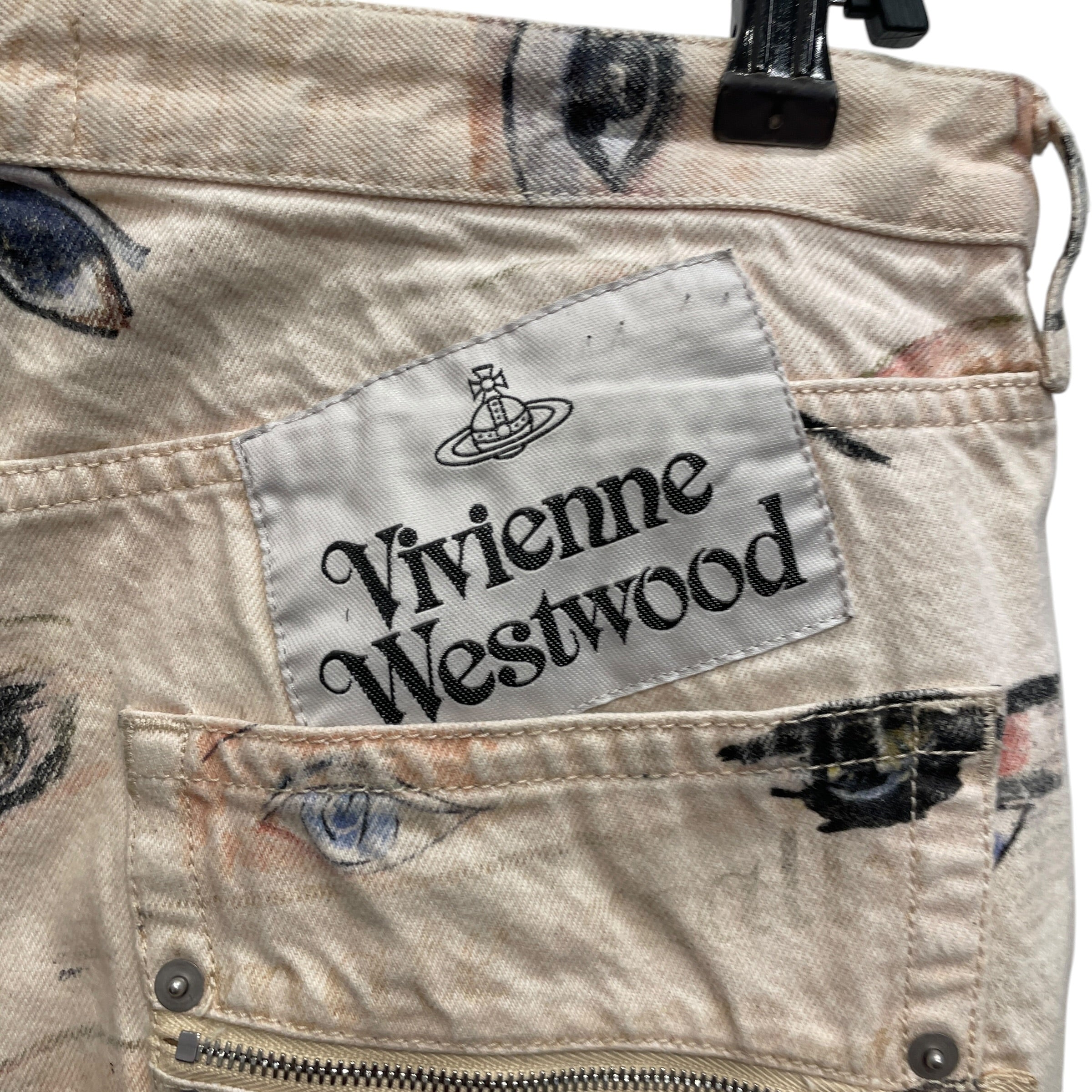 Vivienne Westwood/Bottoms/33/Graphic/Cotton/BEG/EYEBALLS view 5
