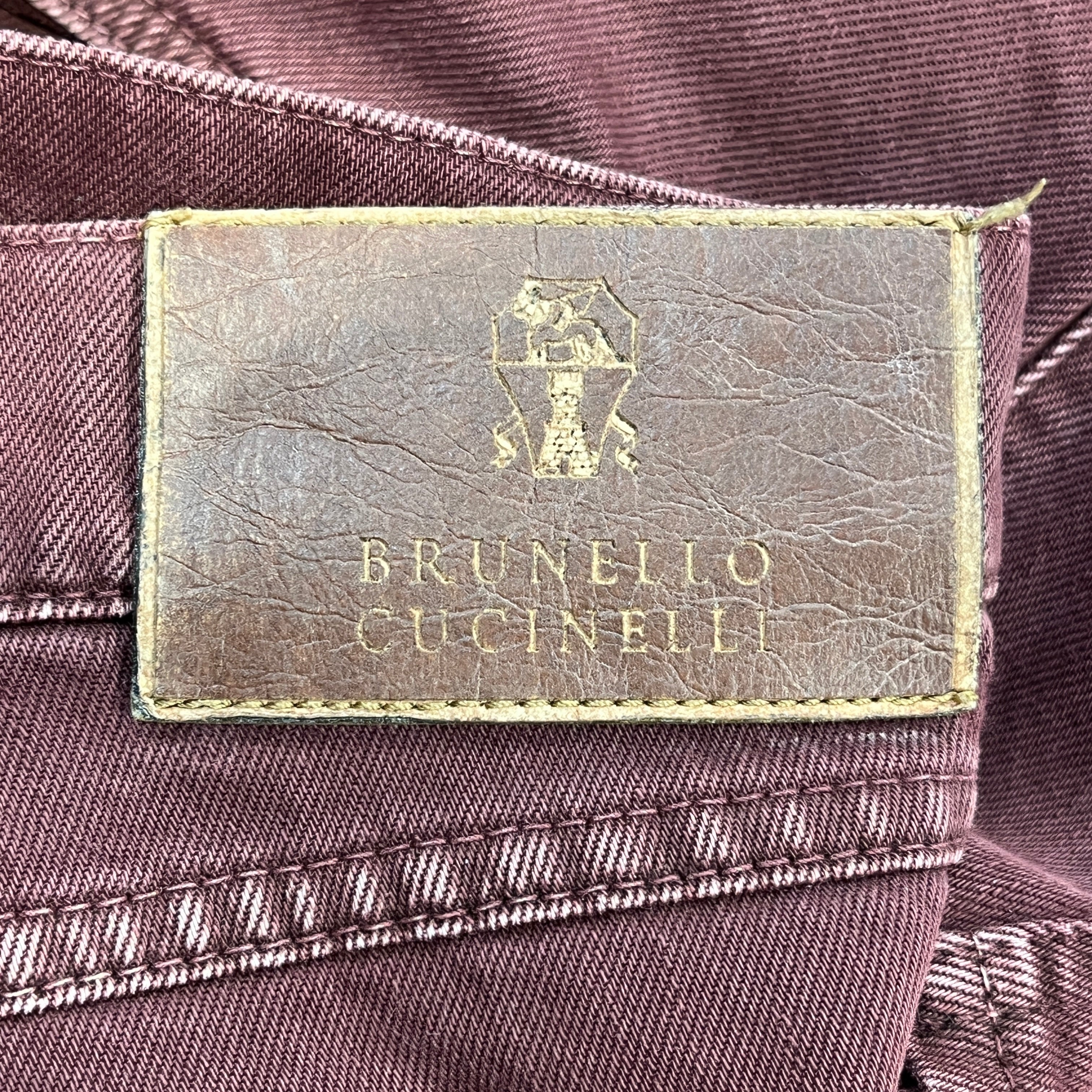 BRUNELLO CUCINELLI/Straight Pants/52/Denim/BRD/ view 3