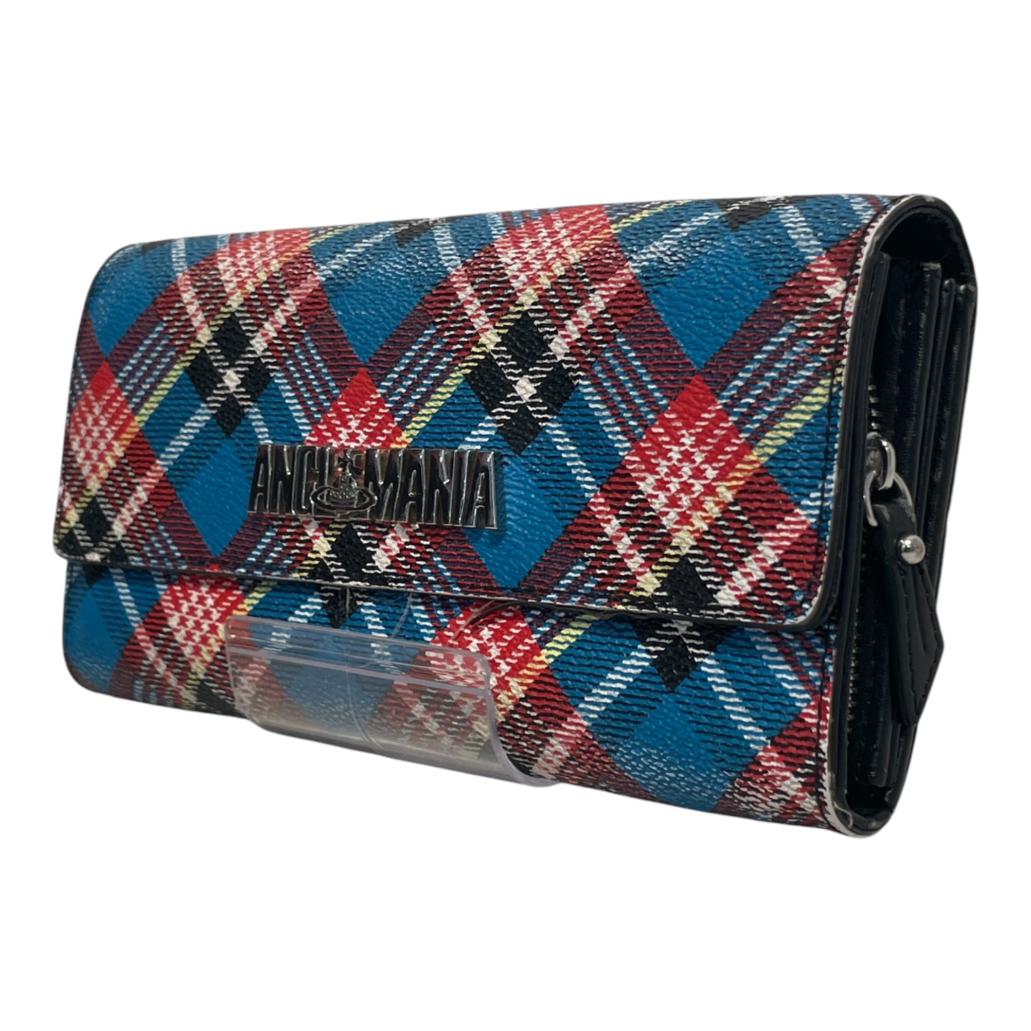 Vivienne Westwood/Long Wallet/Iridescent/Leather/BLU/L's/angel mani view 1
