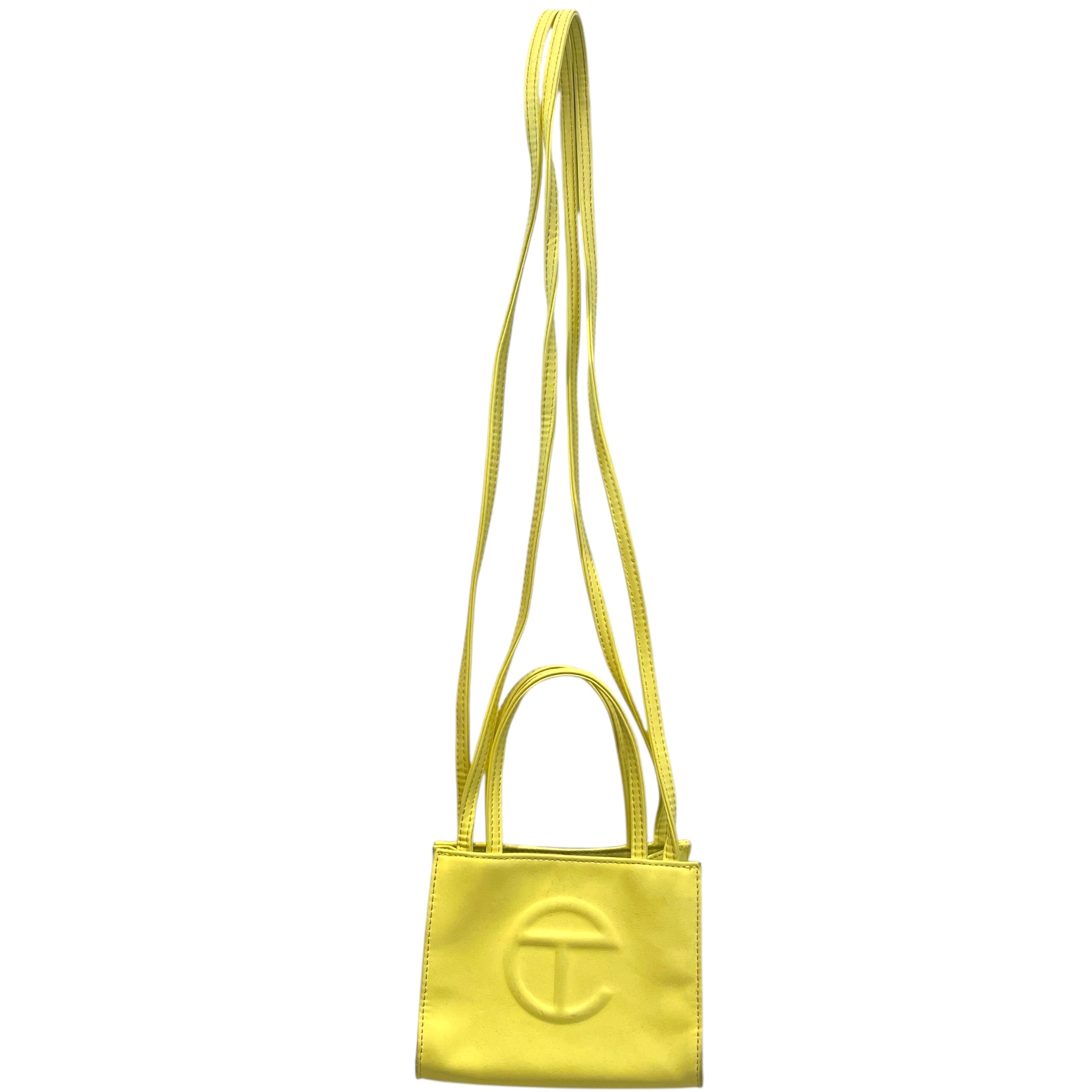 Telfar/Clutch Bag/Leather/YEL/ view 1
