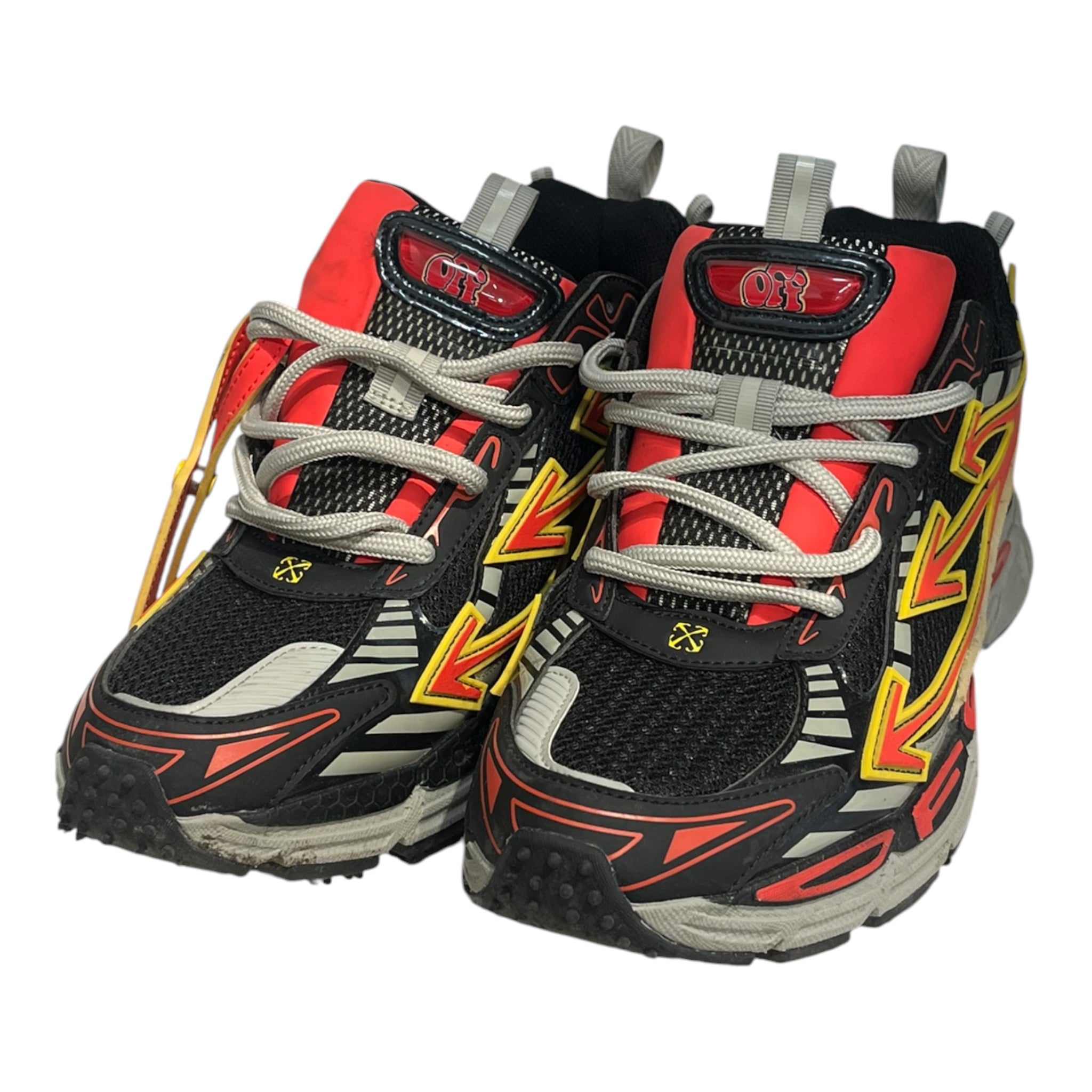 OFF-WHITE/Low-Sneakers/EU 44/BLK/BE RIGHT BACK MESH ORANGE LOGO view 1
