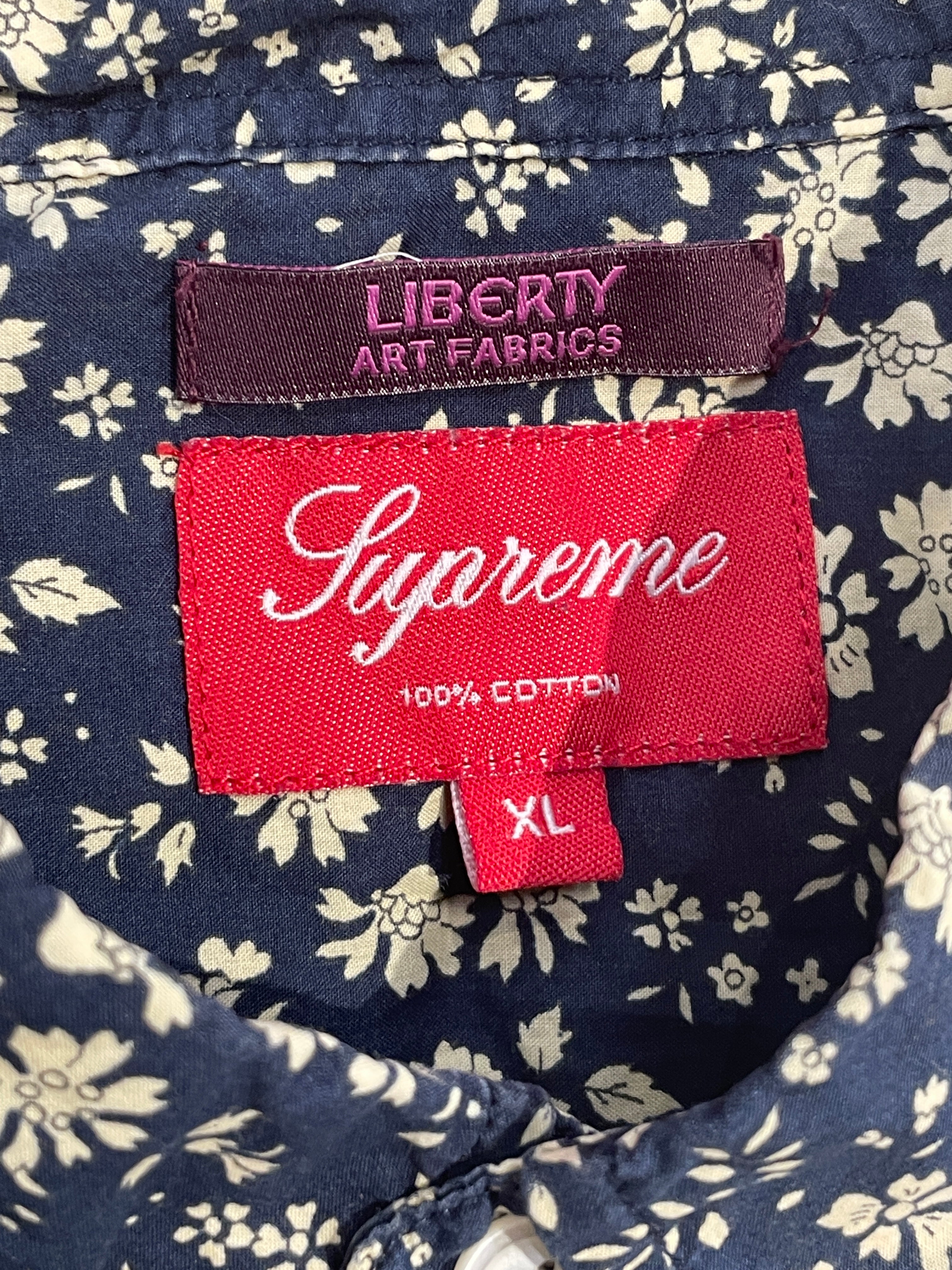 Supreme/LS Shirt/XL/Cotton/NVY/All Over Print/ view 3