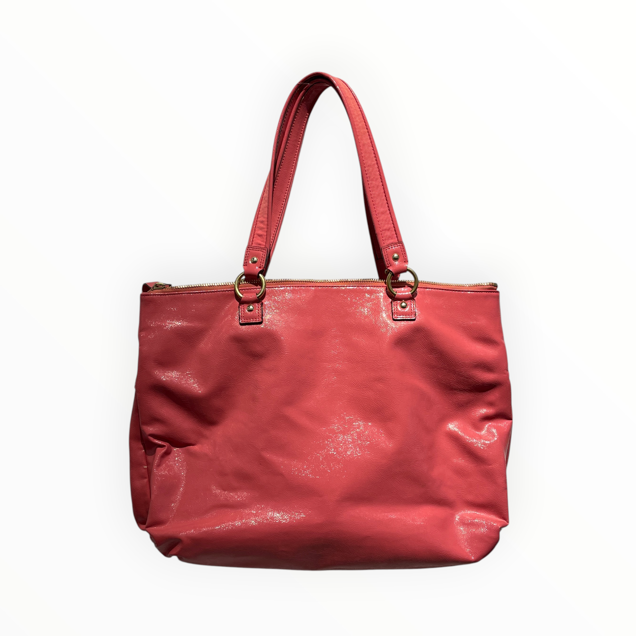 COACH/Tote Bag/Leather/PNK/Poppy Daisy Liquid Gloss view 2