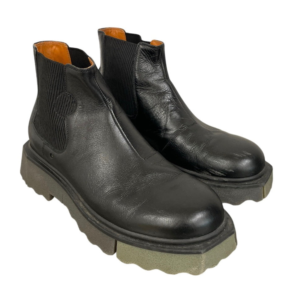 OFF-WHITE/Shoes/EU 43/Leather/BLK/chelsea boot view 1
