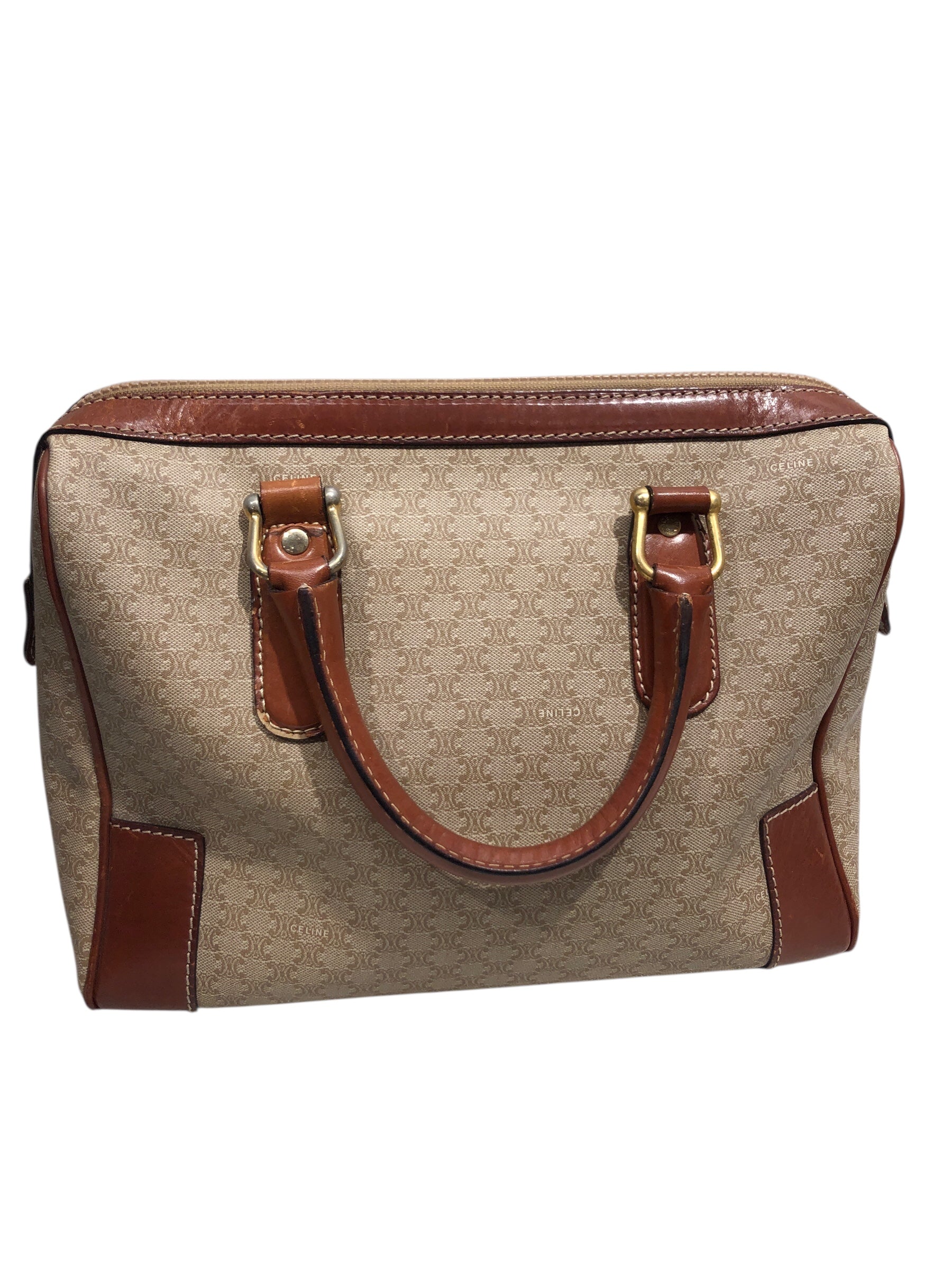 CELINE/Hand Bag/All Over Print/Leather/BEG/ view 2