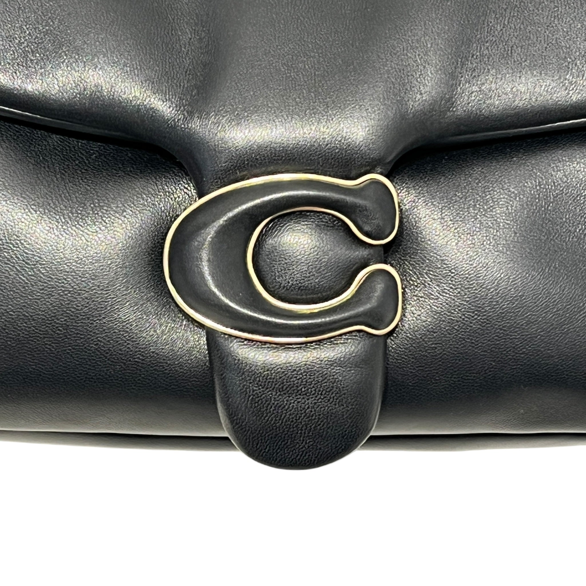 COACH/Hand Bag/Leather/BLK/BLACK PILLOW TABBY W/STRAP view 5
